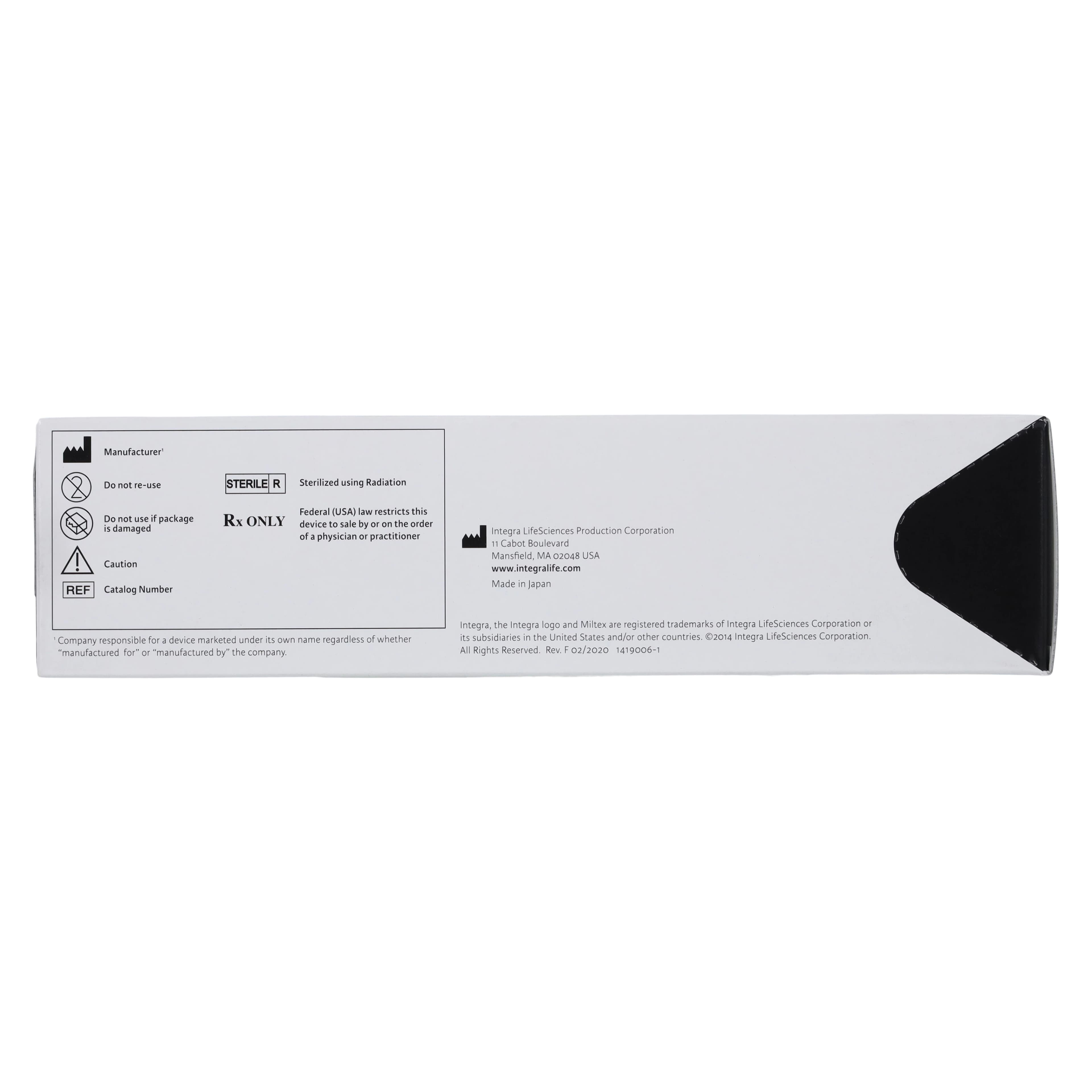 Miltex Sterile Disposable Scalpel, #12 Stainless Steel Blade, Safety Sleeve, 10/Box, 4-412 thumbnail 4