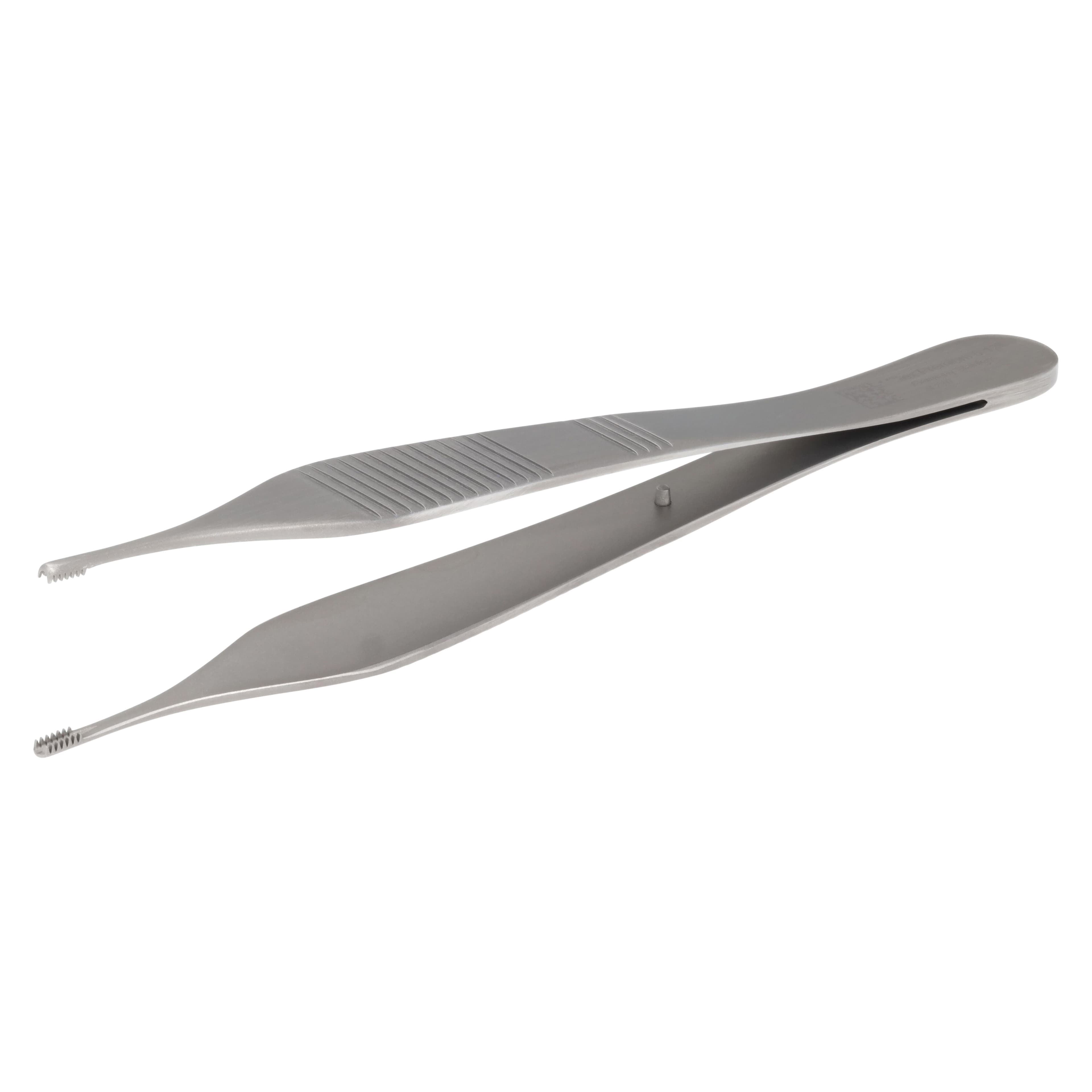 Miltex Brown-Adson Tissue Forceps, 4-3/4", 7x7 Side Grasping Teeth, Straight, Stainless Steel thumbnail 4