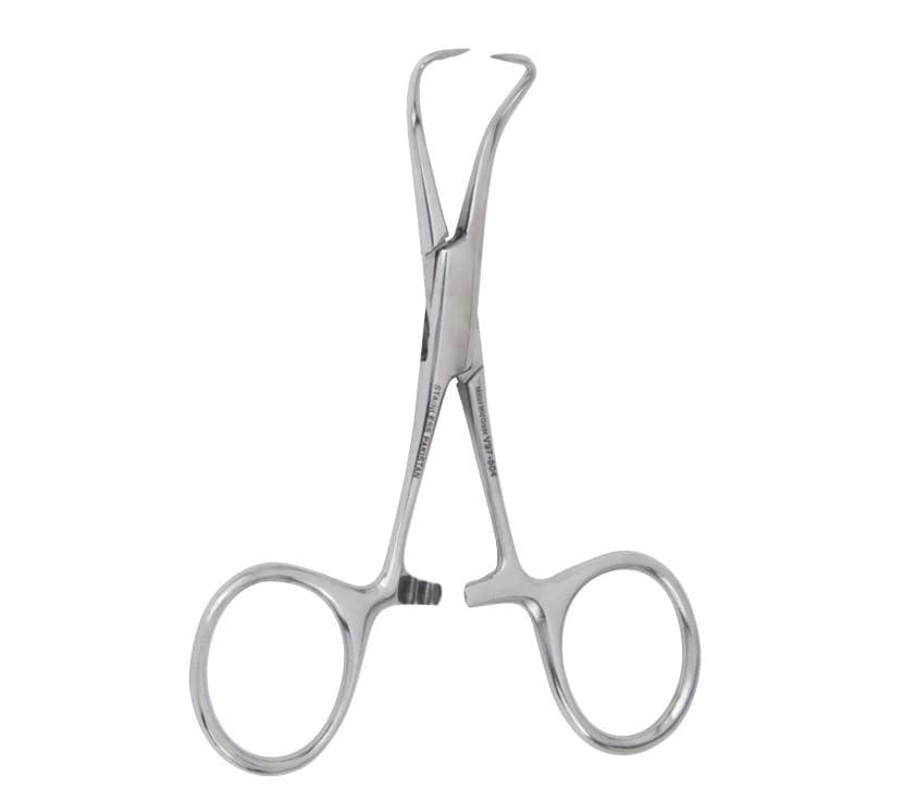 Miltex Vantage Backhaus Towel Clamp, 3-1/2" (3.5"), Stainless Steel, 1 Each - Backhaus Towel Clamps – 3-1/2" Vantage - Backhaus Towel Clamps – 3-1/2" Vantage - Image 1