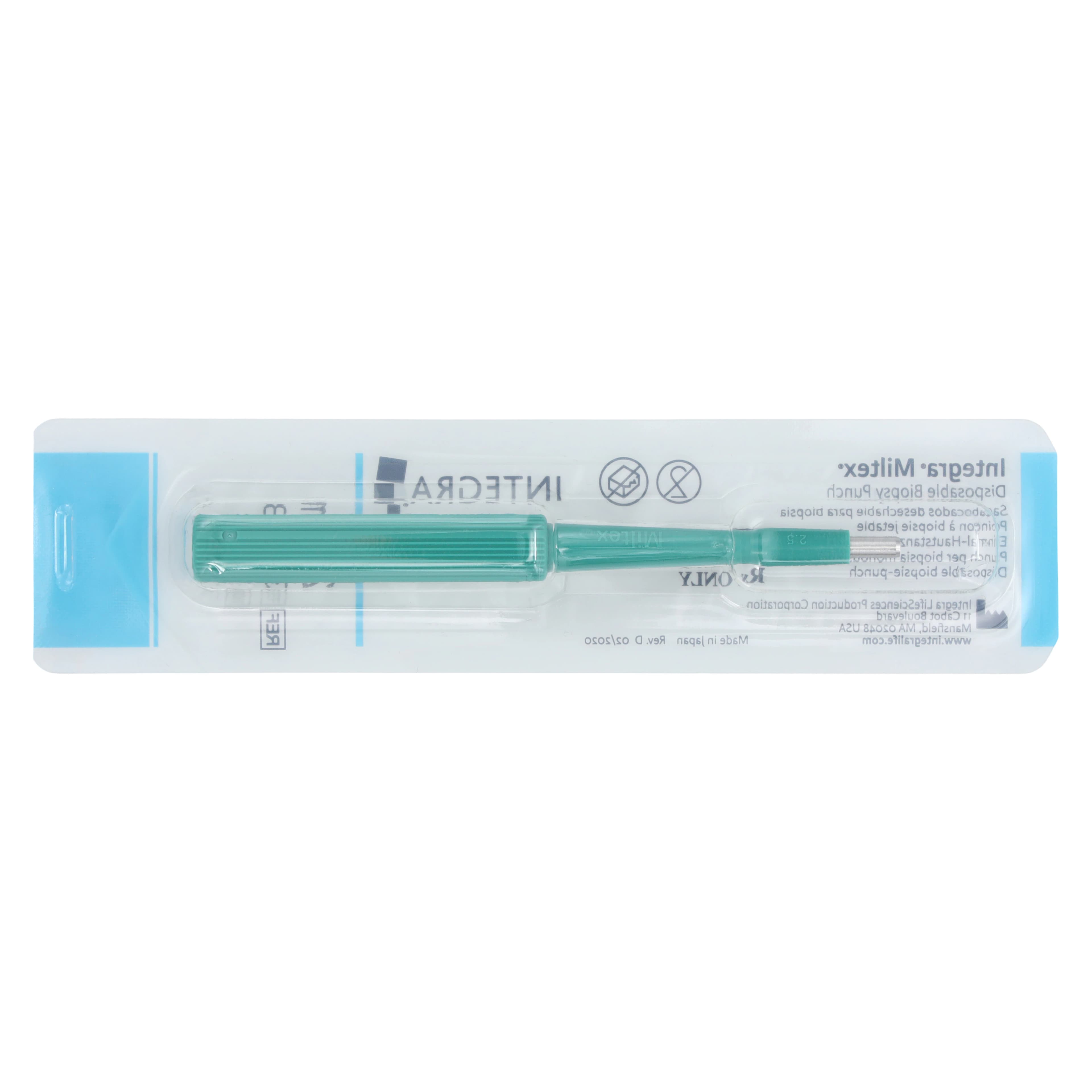 Keyes Biopsy Punch Disposable, 2.5mm, Sterile, Each - Keyes Biopsy Punch Disposable - Image 1