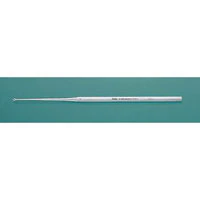 Miltex Buck Ear Curette, Straight, 6-1/2" (Size 1), Stainless Steel, Each - Buck Ear Curette Straight 61/2 - Image 1