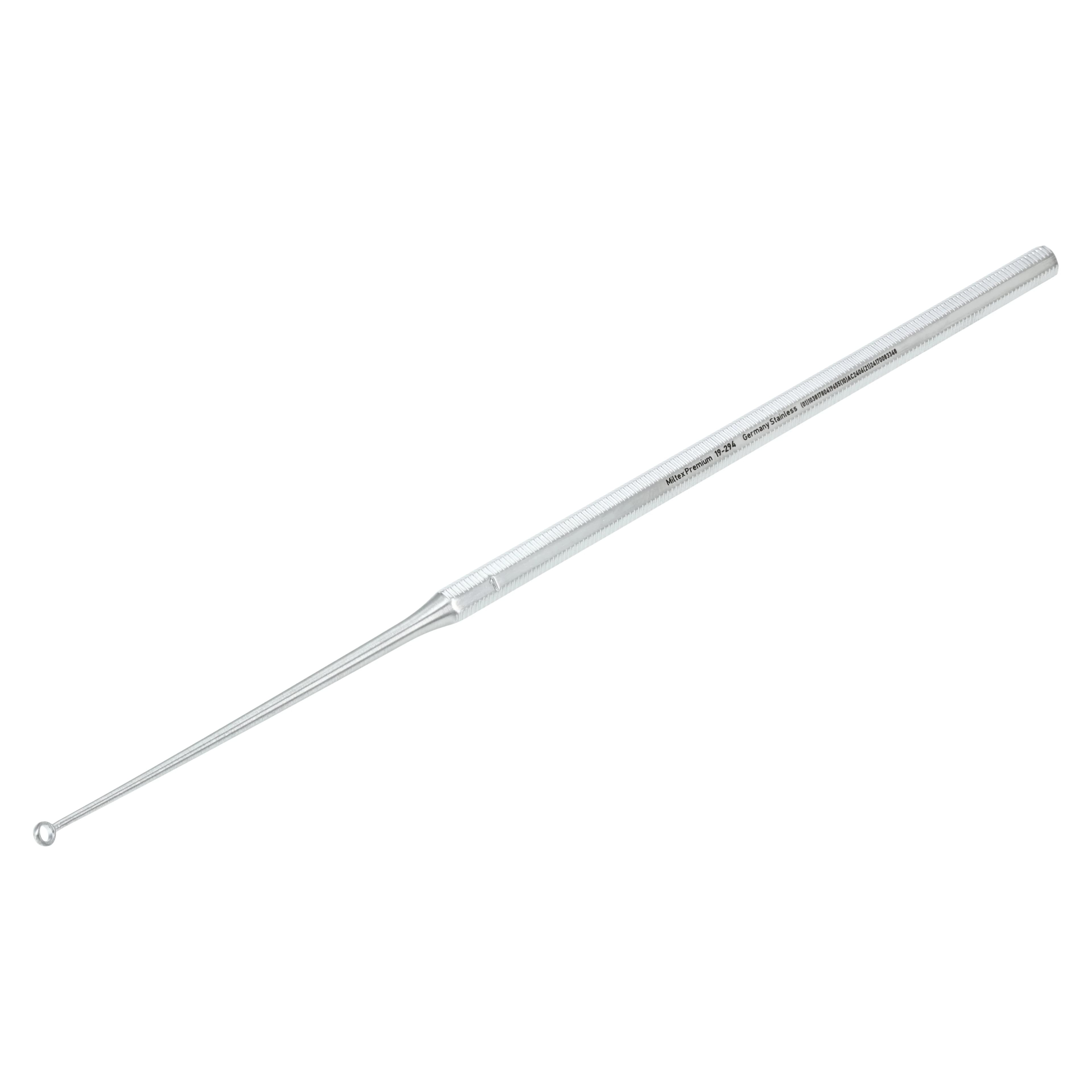 Miltex-Integra Buck Ear Curette, Blunt Angled, Size 1, 6-1/2" Stainless Steel, Each thumbnail 4