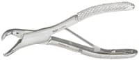 Miltex Pedodontic Extraction Forceps #23S, Lower Molars, Universal, Cow Horn, Spring Handle, 4-1/2", German Stainless Steel, DEF23S - Miltex Pedodontic Extraction Forceps - Lower Molars - Universal, Cow Horn - Image 1