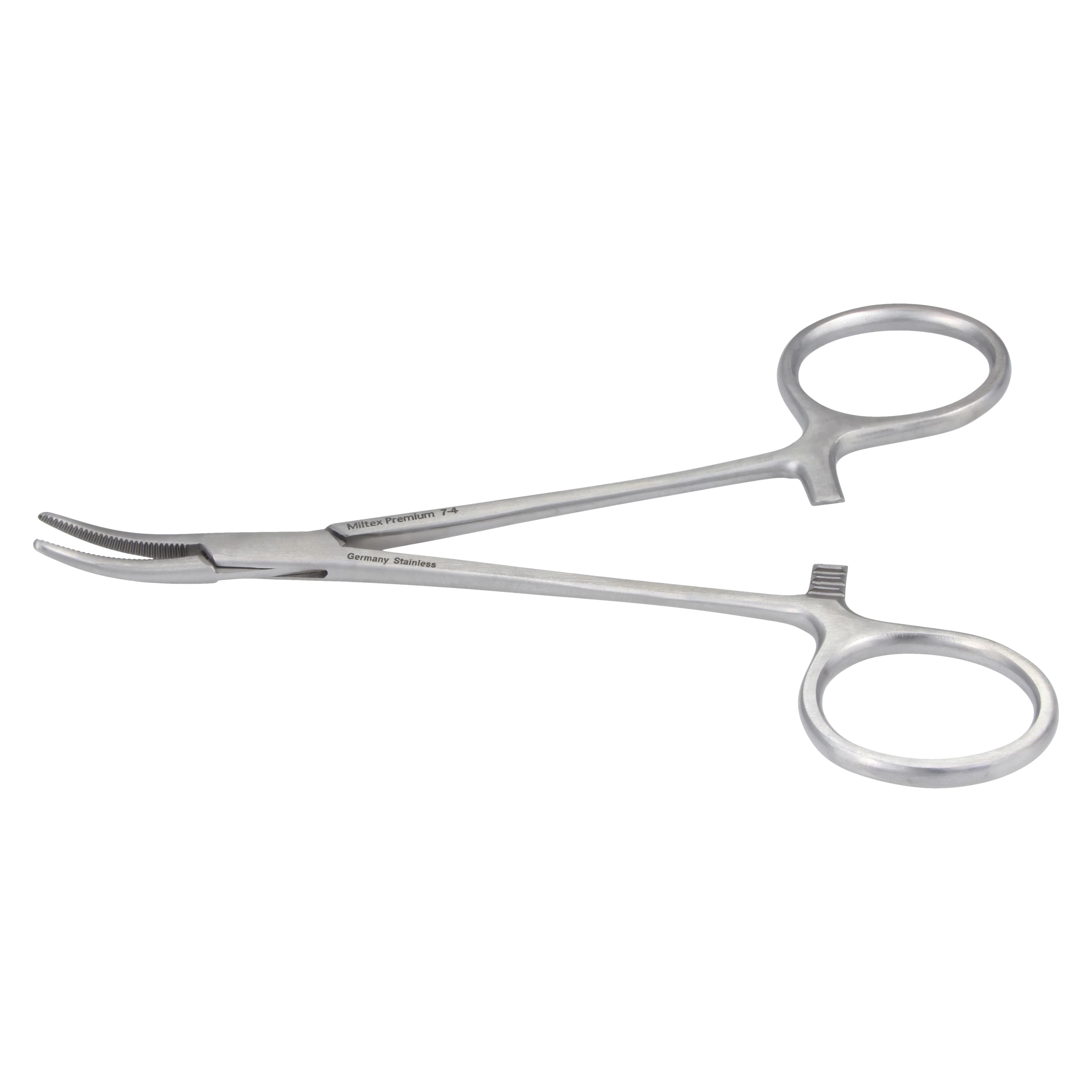 Miltex Halsted Mosquito Hemostat, Curved, 5", Stainless Steel, Each - Hemostats – 5" Halsted Mosquito, Curved - Hemostats – 5" Halsted Mosquito, Curved - Image 1