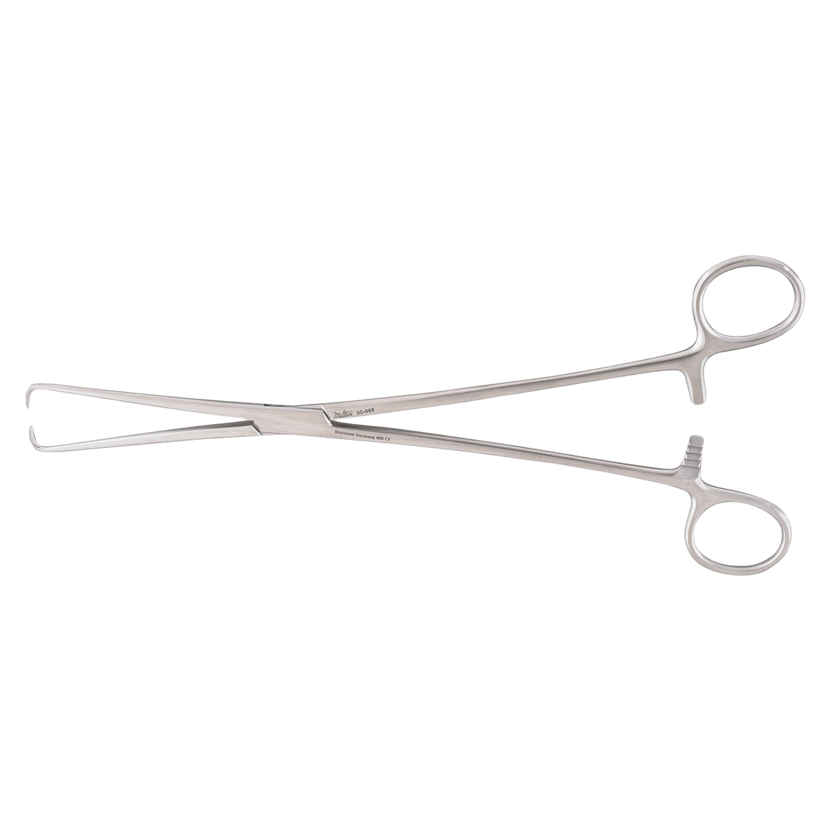 Shroeder-Braun Uterine Tenaculum Forcep, Straight, 9-3/4" (24.8 cm), Stainless Steel, Autoclavable, Each thumbnail 2