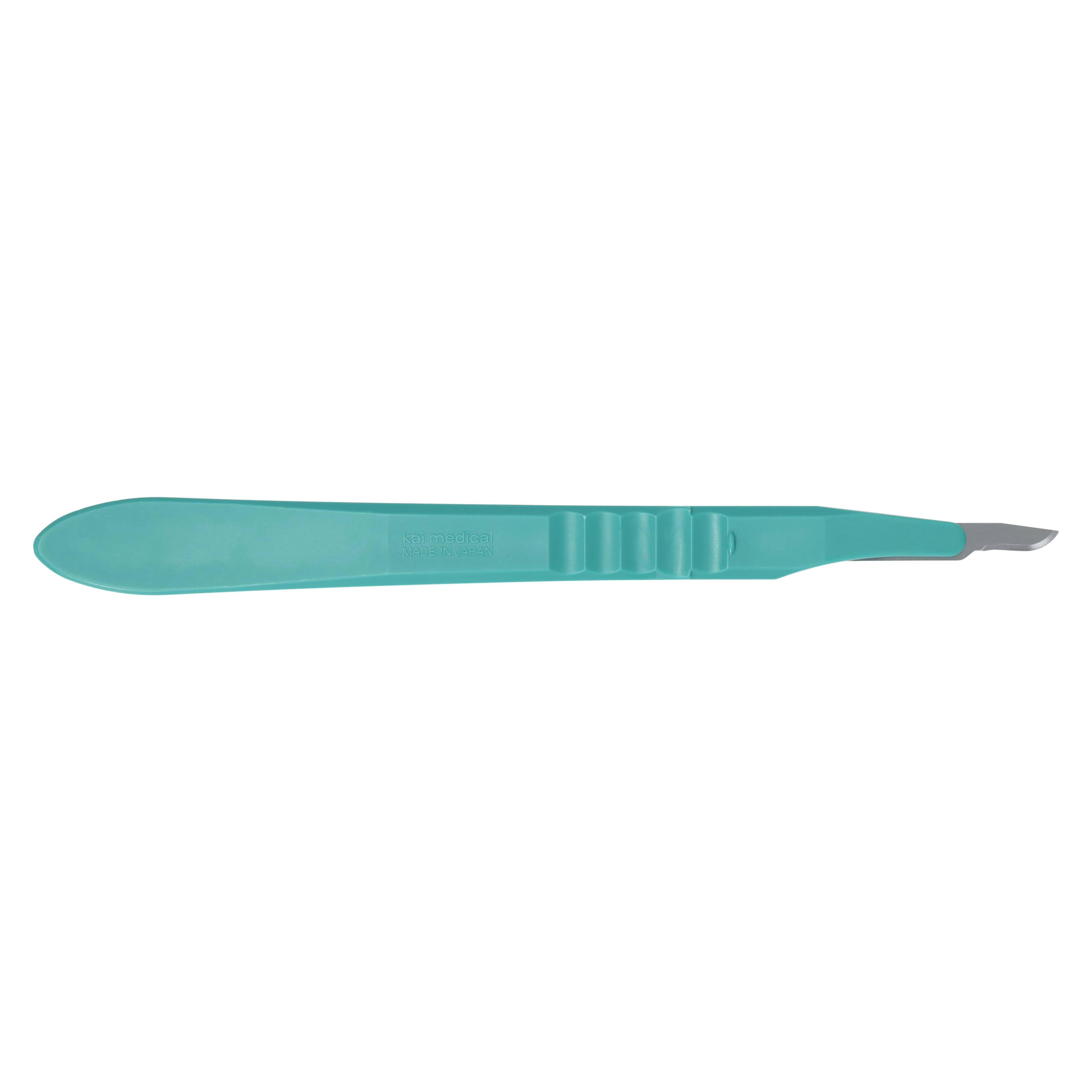 Miltex Disposable Sterile Scalpel #15, Stainless Steel, Safety Sleeve, 10/Box, 4-415 thumbnail 3