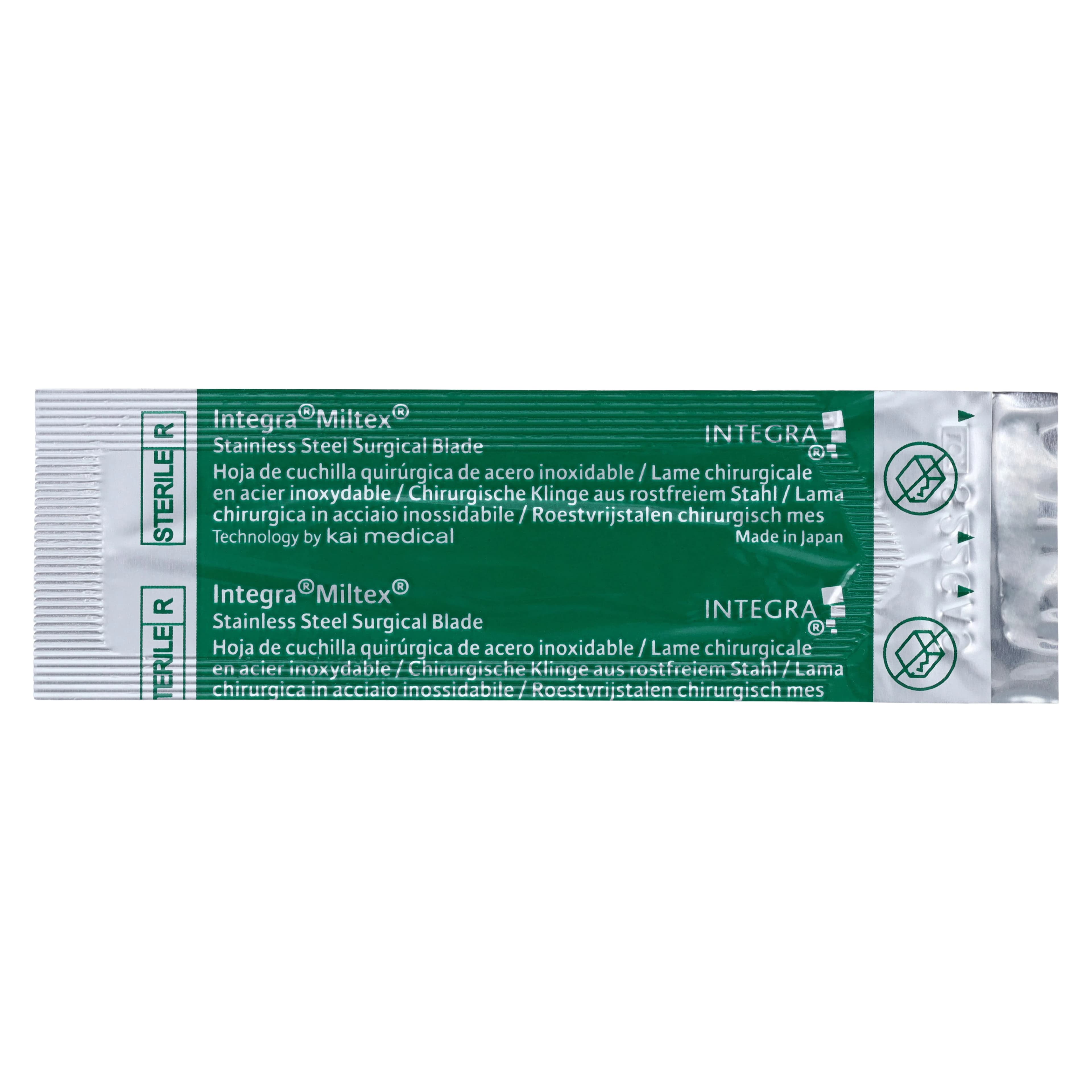 Miltex #25 Stainless Steel Sterile Surgical Blades, Individually Wrapped, 100/Box, 4-325 thumbnail 4