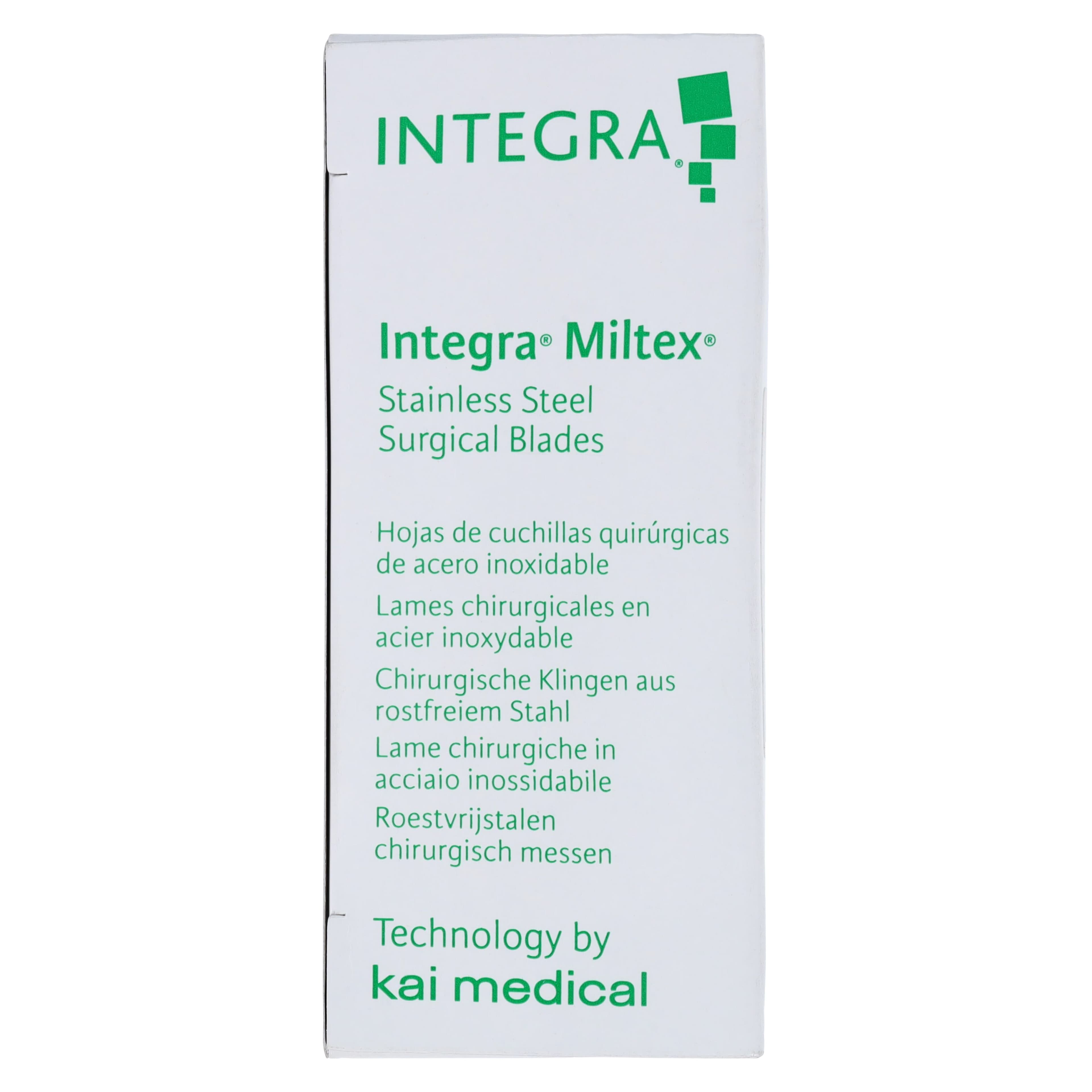 Miltex #25 Stainless Steel Sterile Surgical Blades, Individually Wrapped, 100/Box, 4-325 thumbnail 6