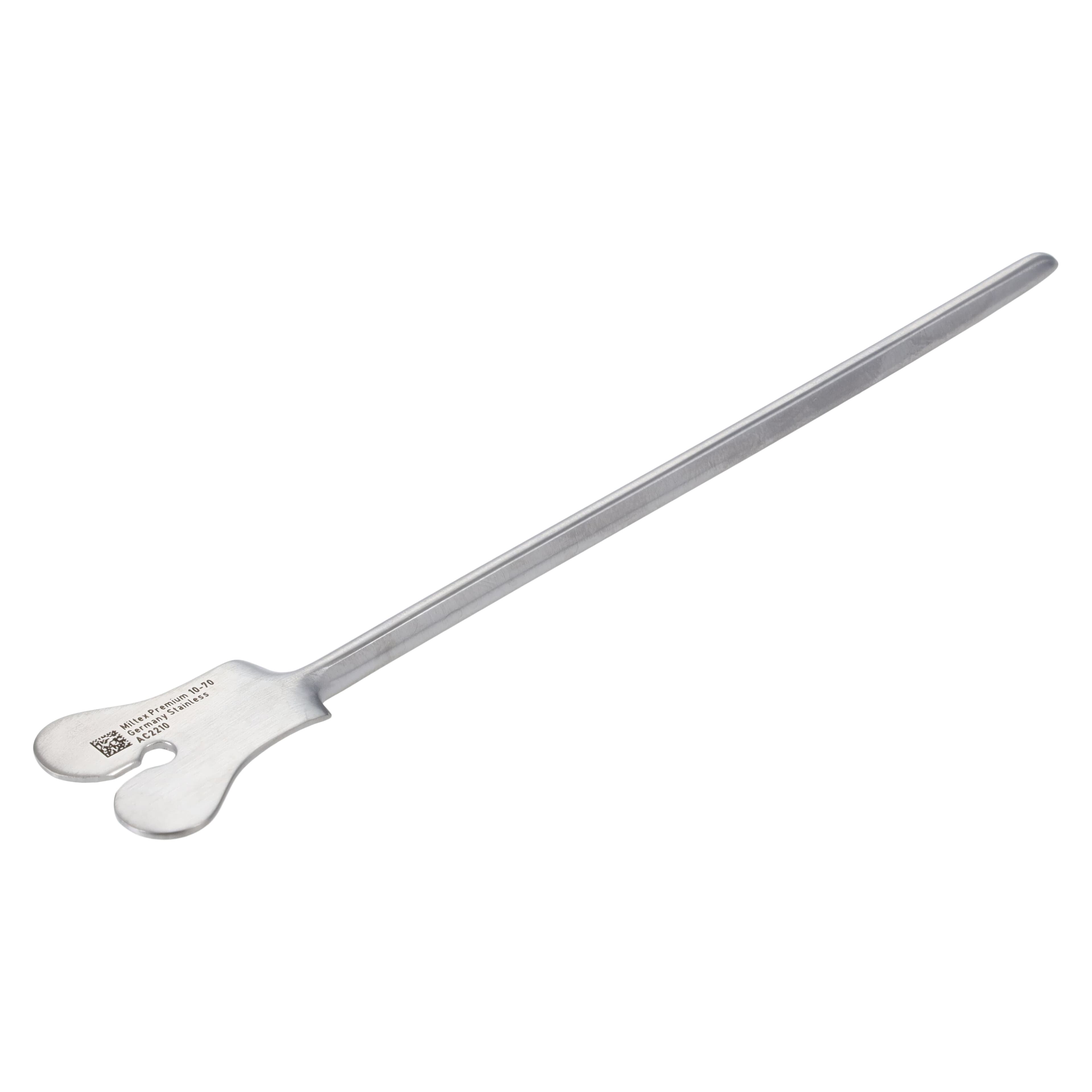 Miltex Grooved Director, Plain Point, 5-1/8" (13 cm), Stainless Steel, Reusable, #10-70 thumbnail 4