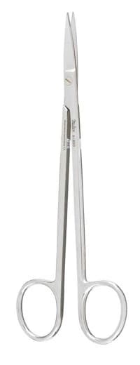 Miltex Kelly Scissors #5-250, 6-1/4" Straight, Stainless Steel, 1 Each - Surgical Scissors – Kelly Adson Ganglion 6-1/4", Straight - Surgical Scissors – Kelly Adson Ganglion 6-1/4", Straight - Image 1