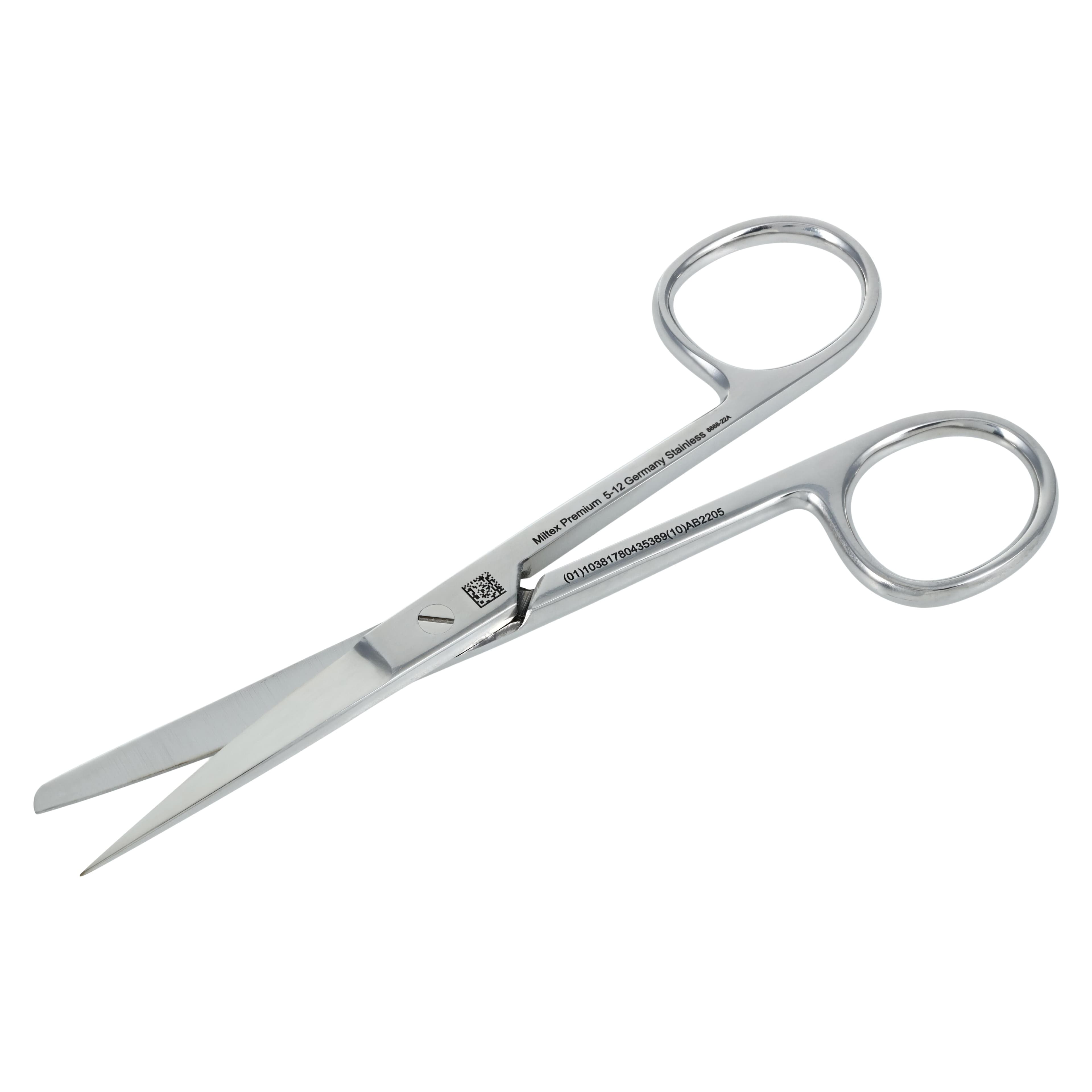 Miltex Operating Scissors, Straight/Blunt, 4-1/2" Stainless Steel, Autoclavable, Reusable thumbnail 4