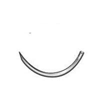Integra Plain Gut Suture, 5-0, 18" (45cm), C-3 Needle, Monofilament, Absorbable, Green, 12/Box - Integra Plain Gut C-3 - Image 1