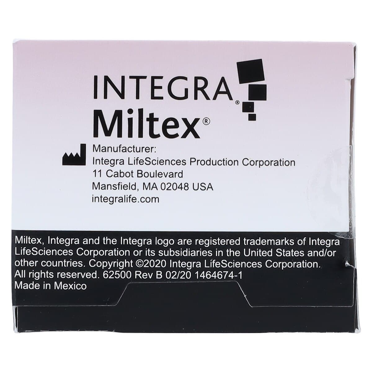 Integra Miltex Silk Black Braided Suture, 4-0, 18" (45cm), Non-Absorbable, C-6 Reverse Cutting 3/8 Circle Needle 19mm, 12/Box, 62509 thumbnail 5
