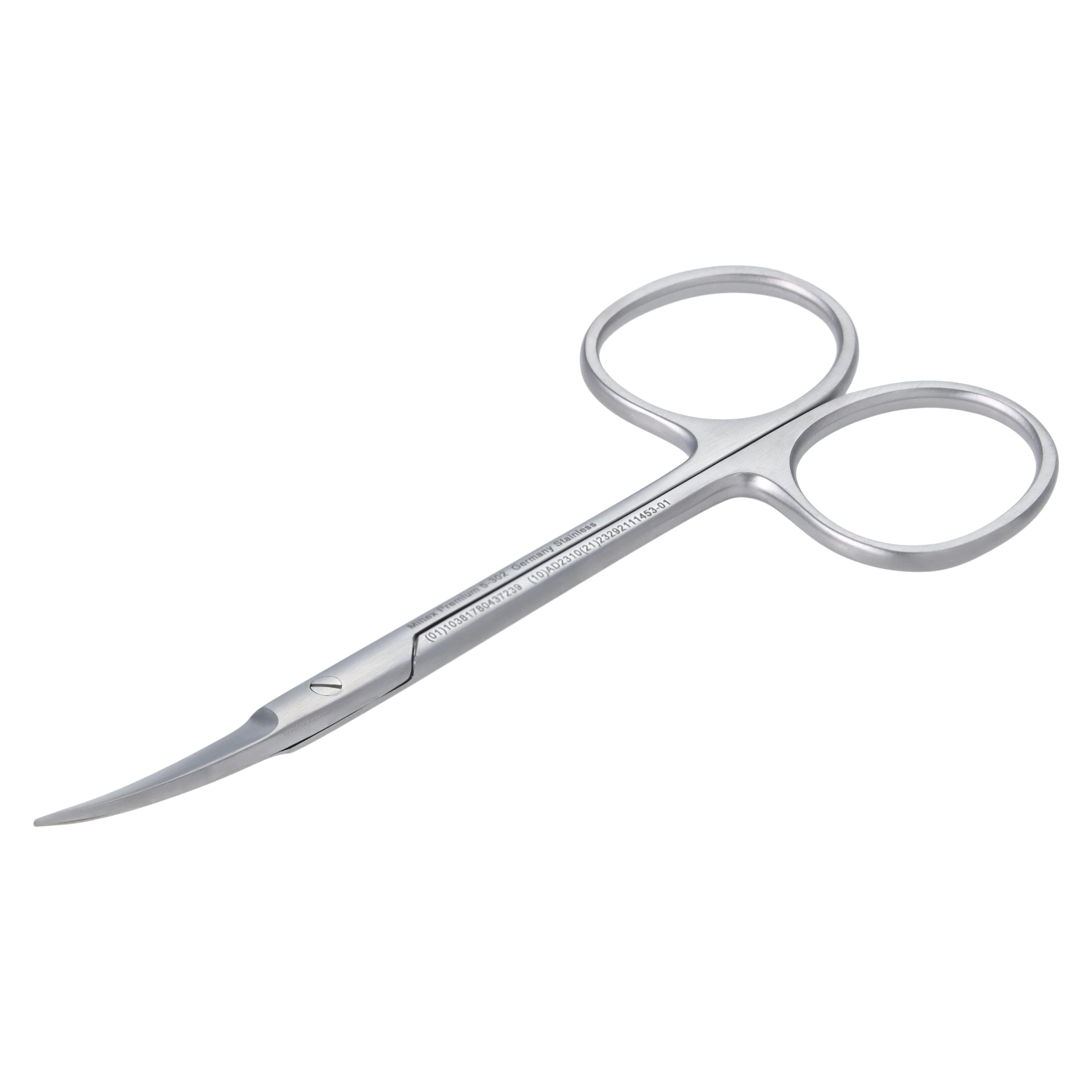 Miltex-Integra Iris Surgical Scissors, 4" Curved, Stainless Steel, Sharp/Sharp, Reusable, Each thumbnail 4