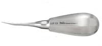 Miltex Luxating Elevator, Curved Tip, 3 mm, Single Instrument, DELLUXC3 - 3 mm Curved Luxating Elevator - Image 1