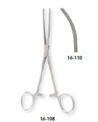 Miltex Baby Doyen Intestinal Forceps, 6-3/4" (17.1 cm), Stainless Steel, Curved - Baby Doyen Intest Forcep - Image 1