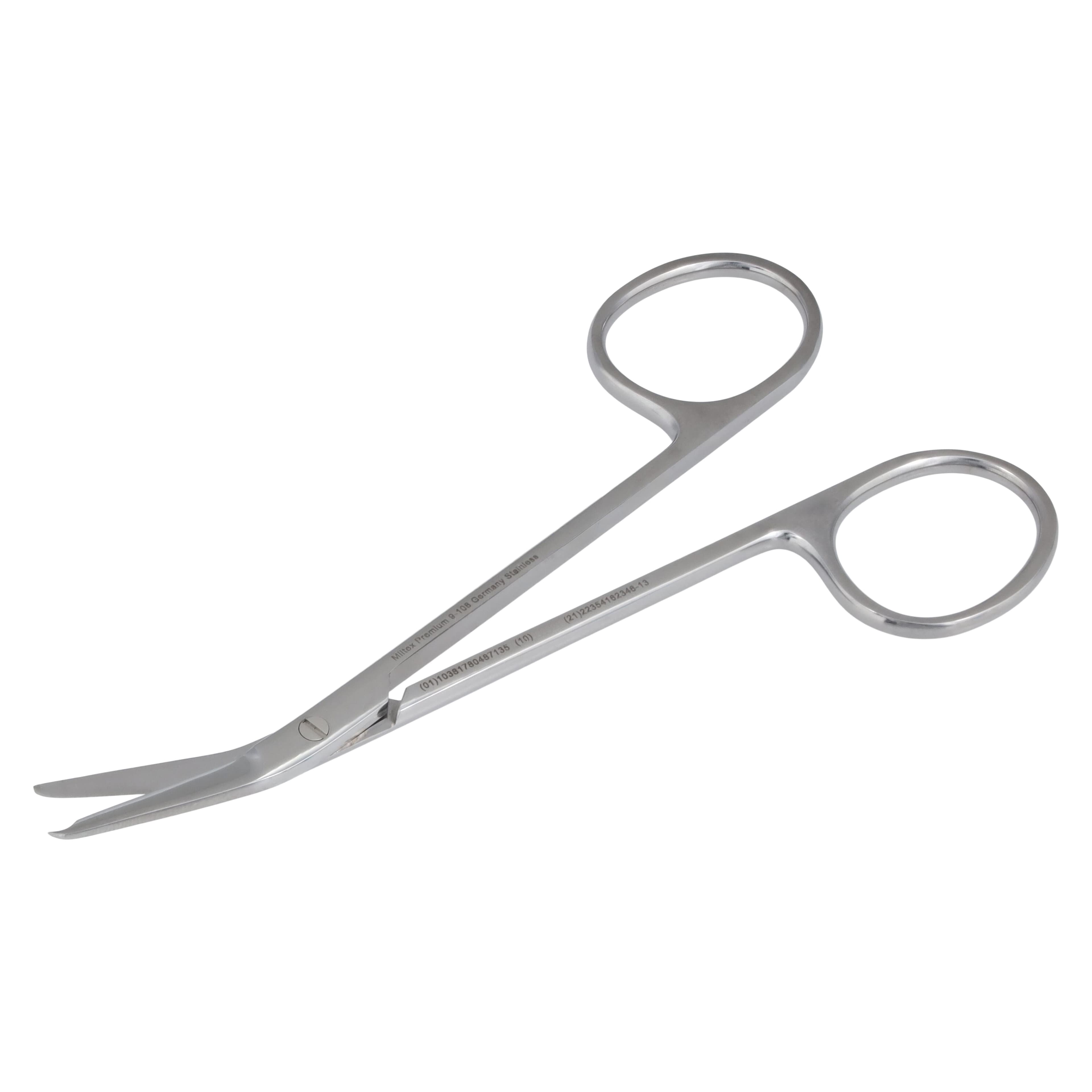 Integra Miltex Stitch Scissors, Angled 4-1/2" Delicate, Stainless Steel, Each thumbnail 4
