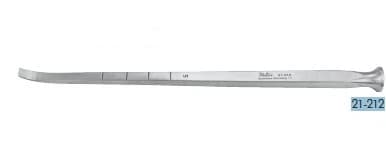 Miltex Cottle Chisel, Curved 5mm, 6-1/2" Stainless Steel - Cottle Chisel Curved 5mm - Image 1