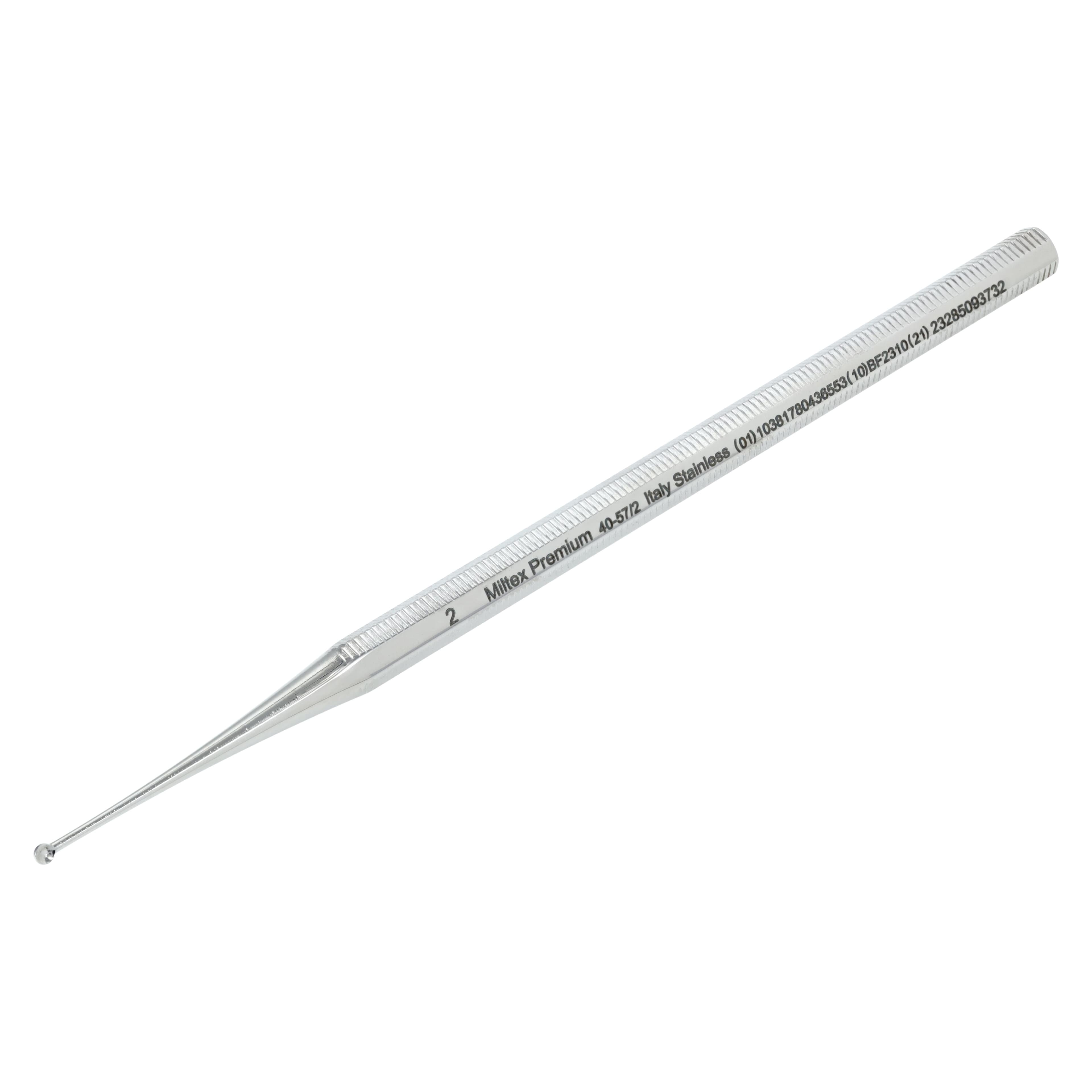 Miltex Curette Excavator Without Hole, Medium, 2mm, 5" Stainless Steel, Each thumbnail 4