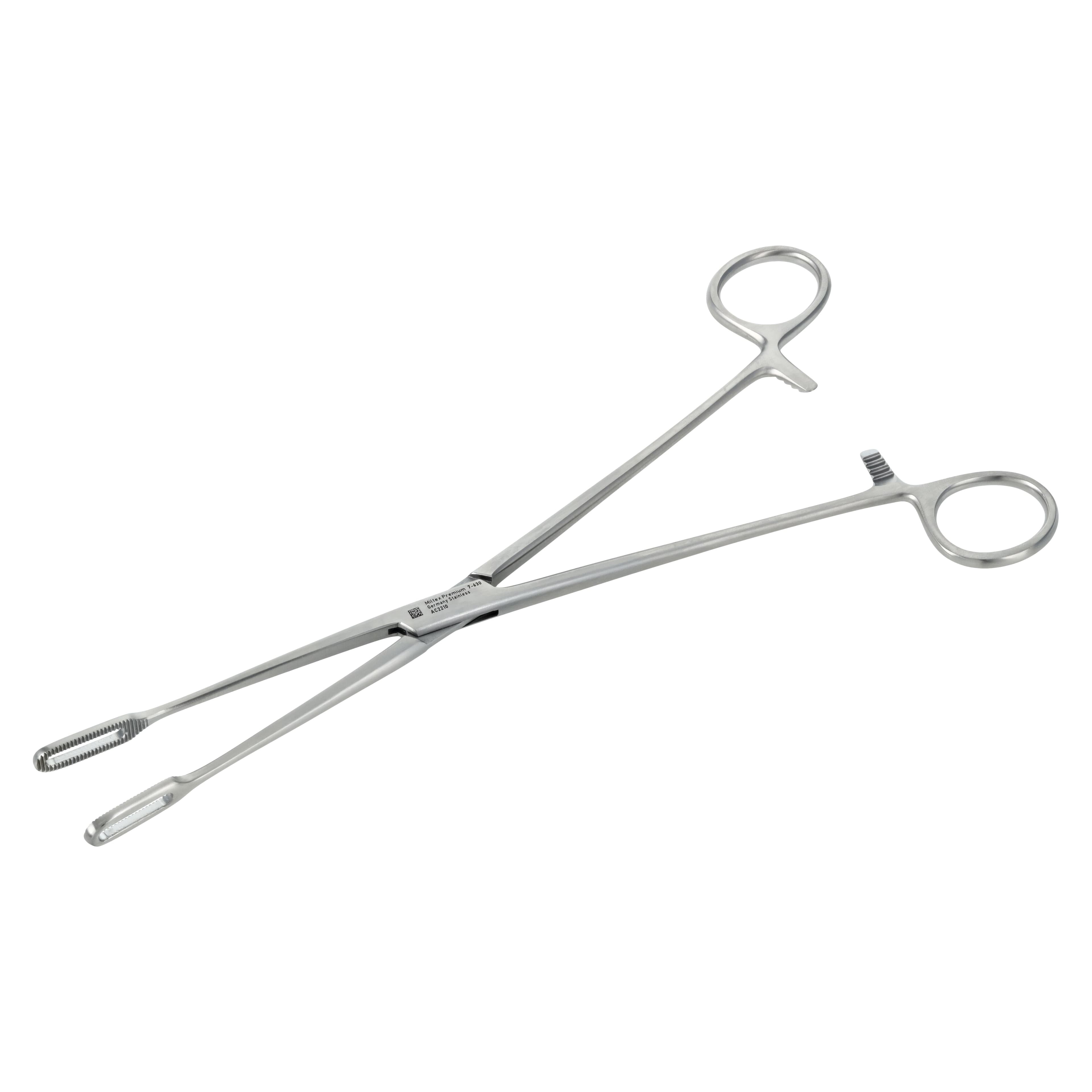 Miltex Fletcher Sponge Forcep, Straight, 9-1/2", Stainless Steel, Autoclavable, Each thumbnail 4