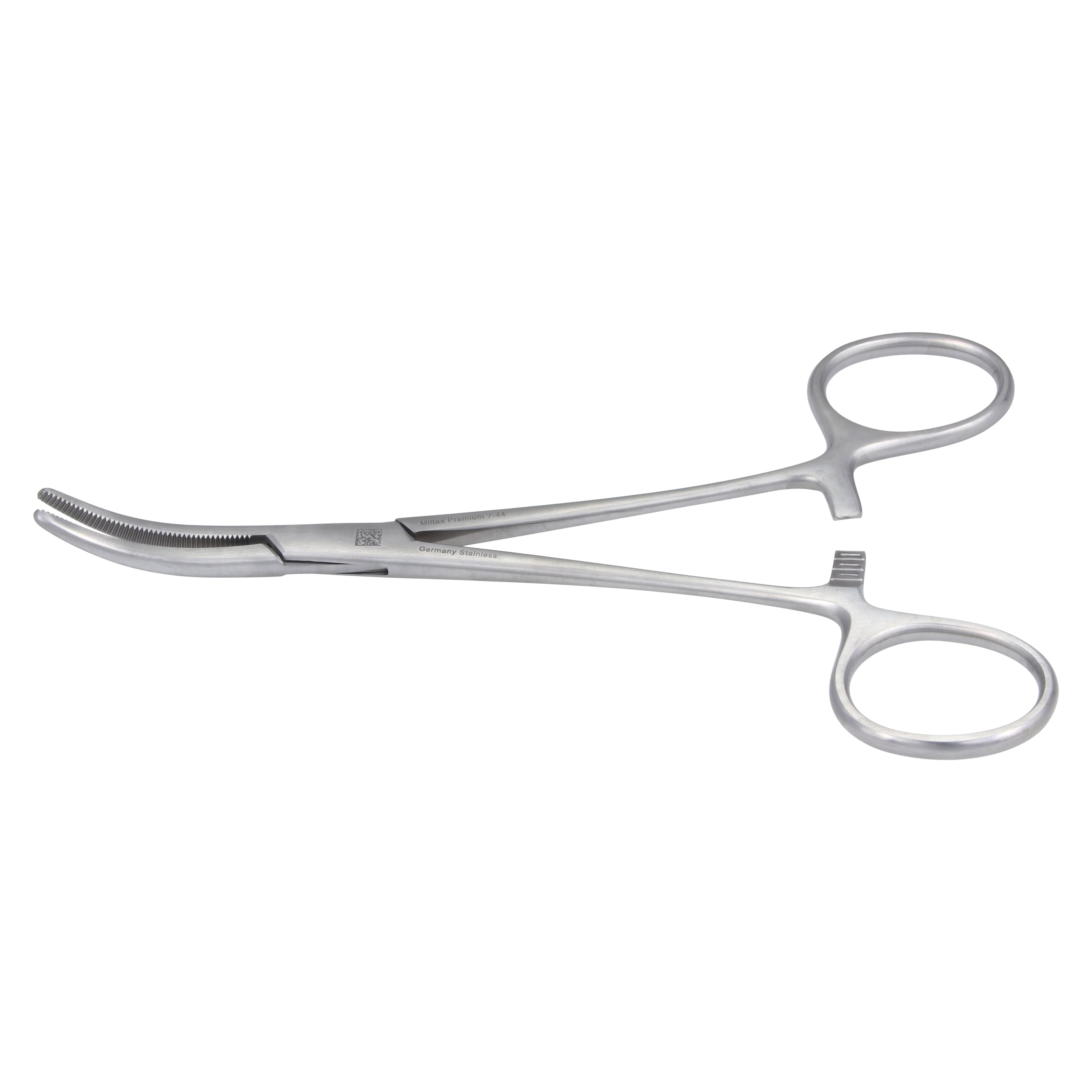 Miltex Crile Hemostat Forceps, Curved, 5-1/2" (14 cm), Stainless Steel, Autoclavable, Each, 7-44 thumbnail 2