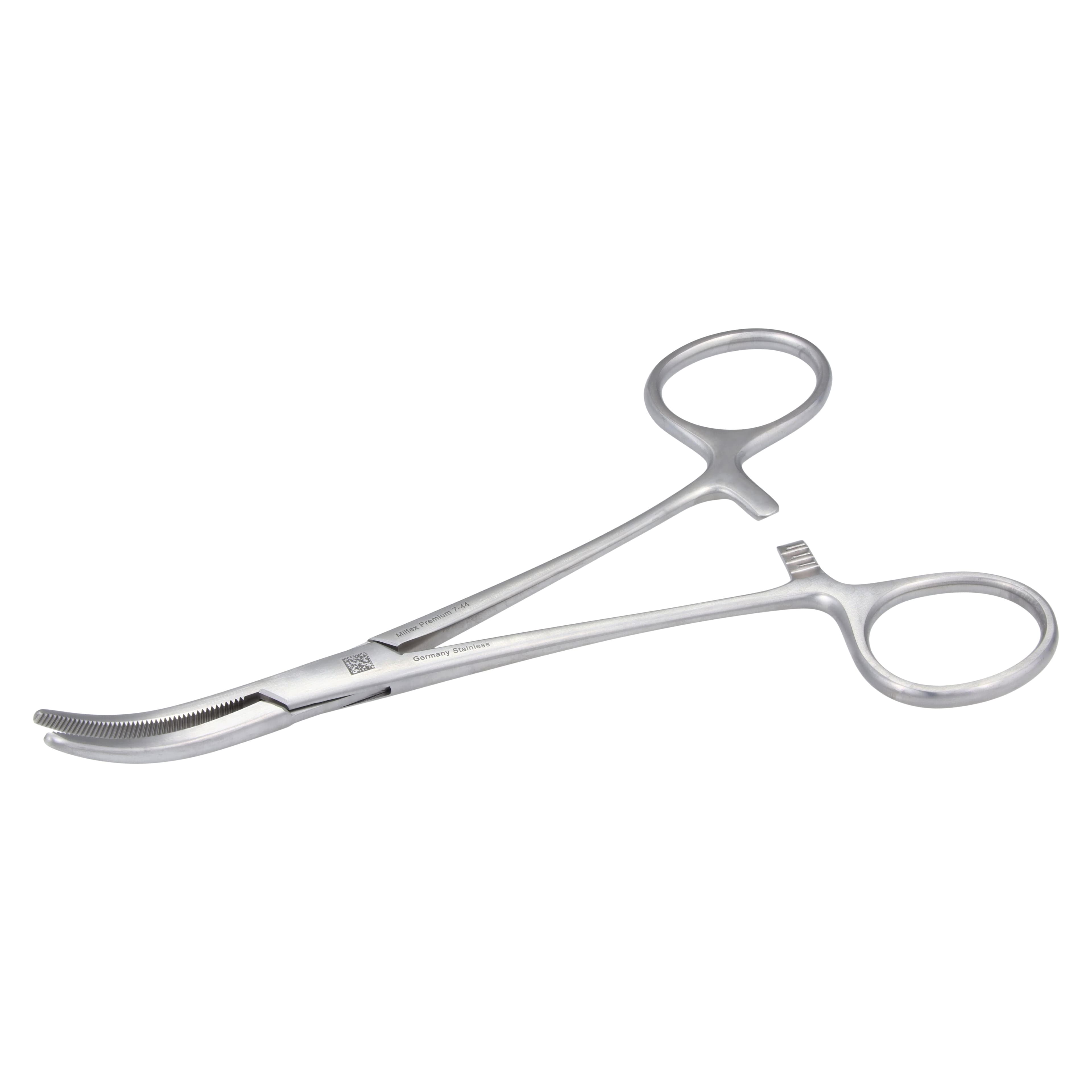 Miltex Crile Hemostat Forceps, Curved, 5-1/2" (14 cm), Stainless Steel, Autoclavable, Each, 7-44 thumbnail 4