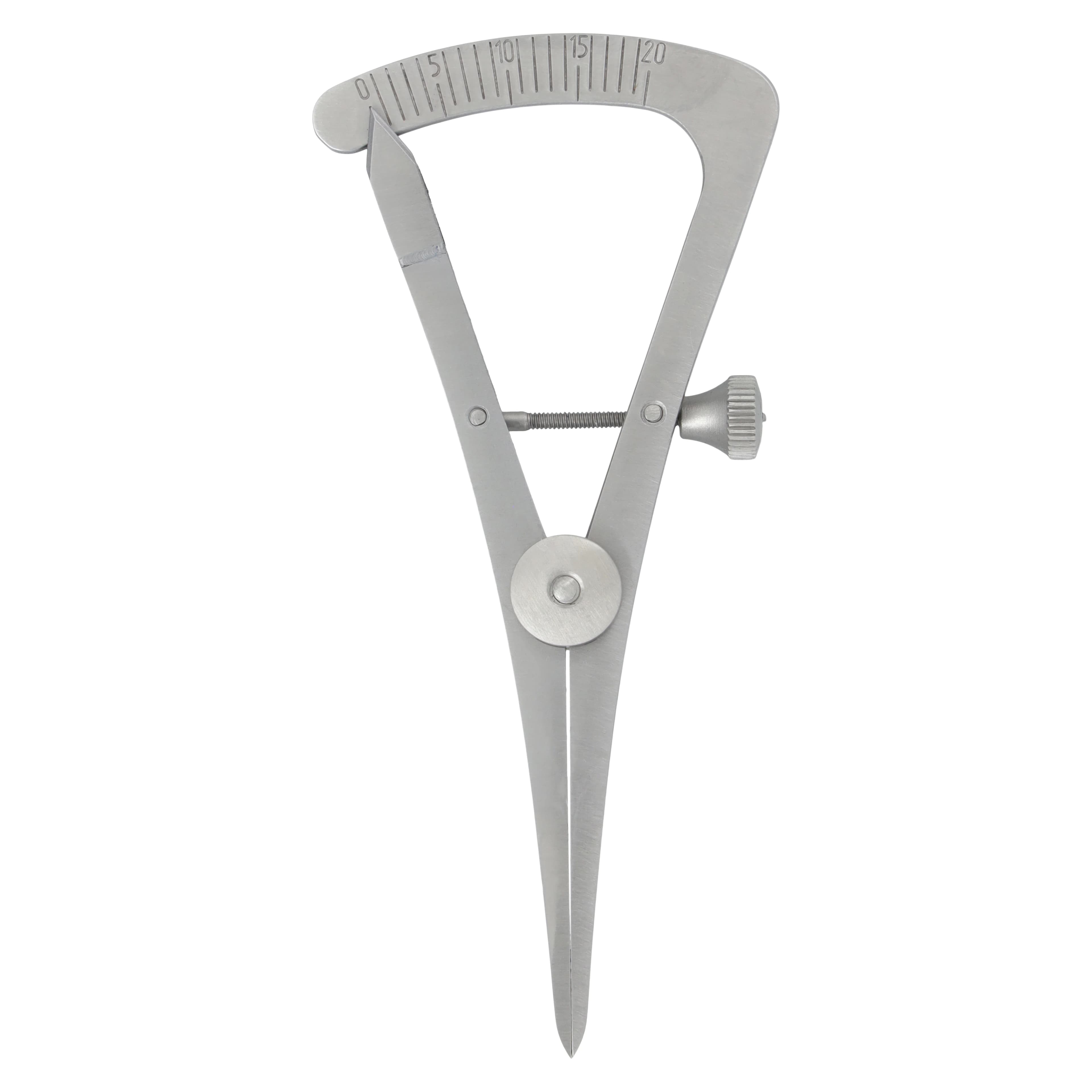 Miltex 3.25" Castroviejo Combination Measuring and Marking Caliper, Graduated 0-20 mm, Stainless Steel thumbnail 4
