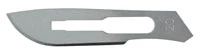 Miltex-Integra Carbon Steel Sterile Surgical Scalpel Blade, #20, 100/Box, 4-120 - Surgical Blades – Carbon Steel, Sterile, 100/Box - 20 - Image 1
