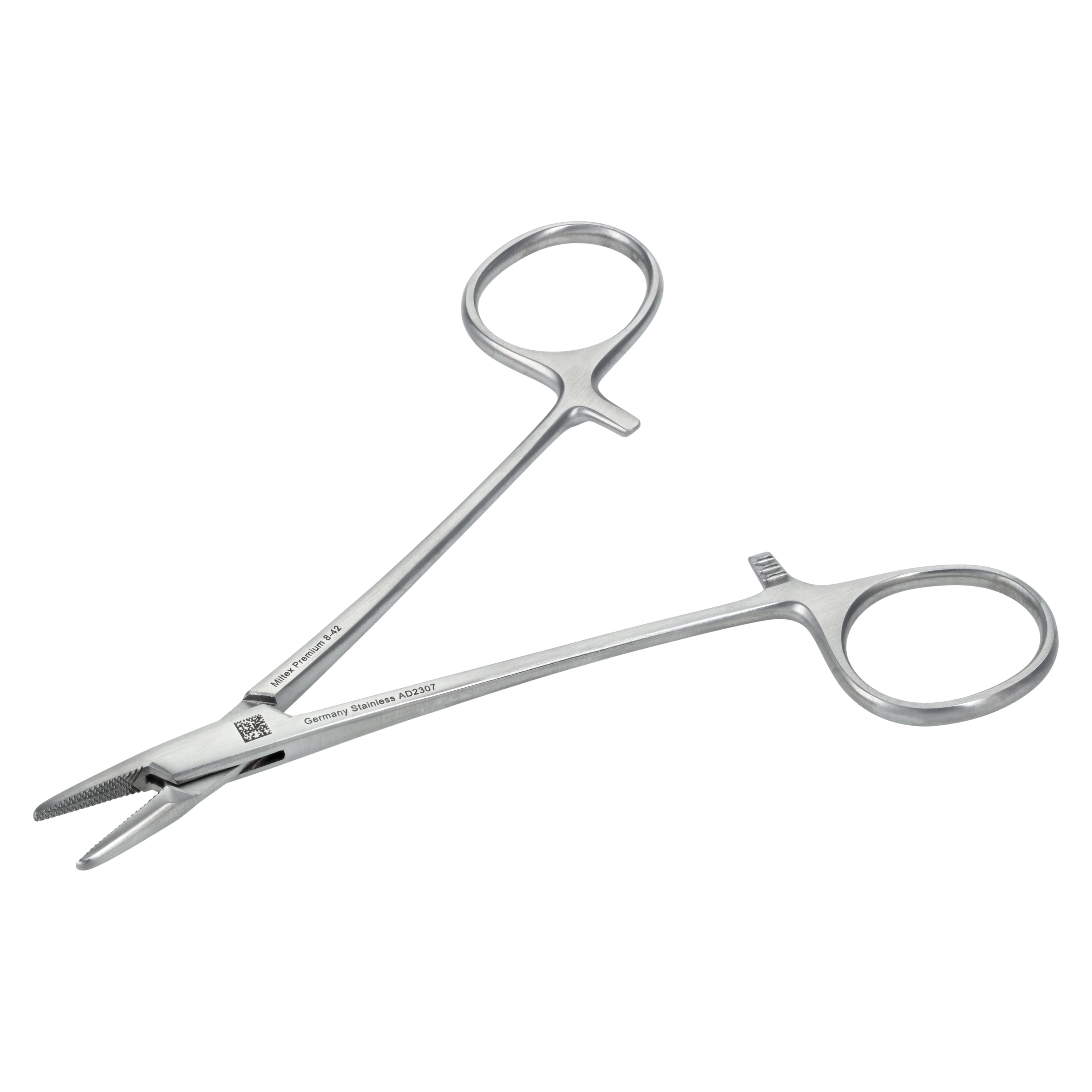 Miltex Mayo-Hegar Needle Holder, 5", Stainless Steel, Ceramic-Coated Tips, 1 Each thumbnail 4