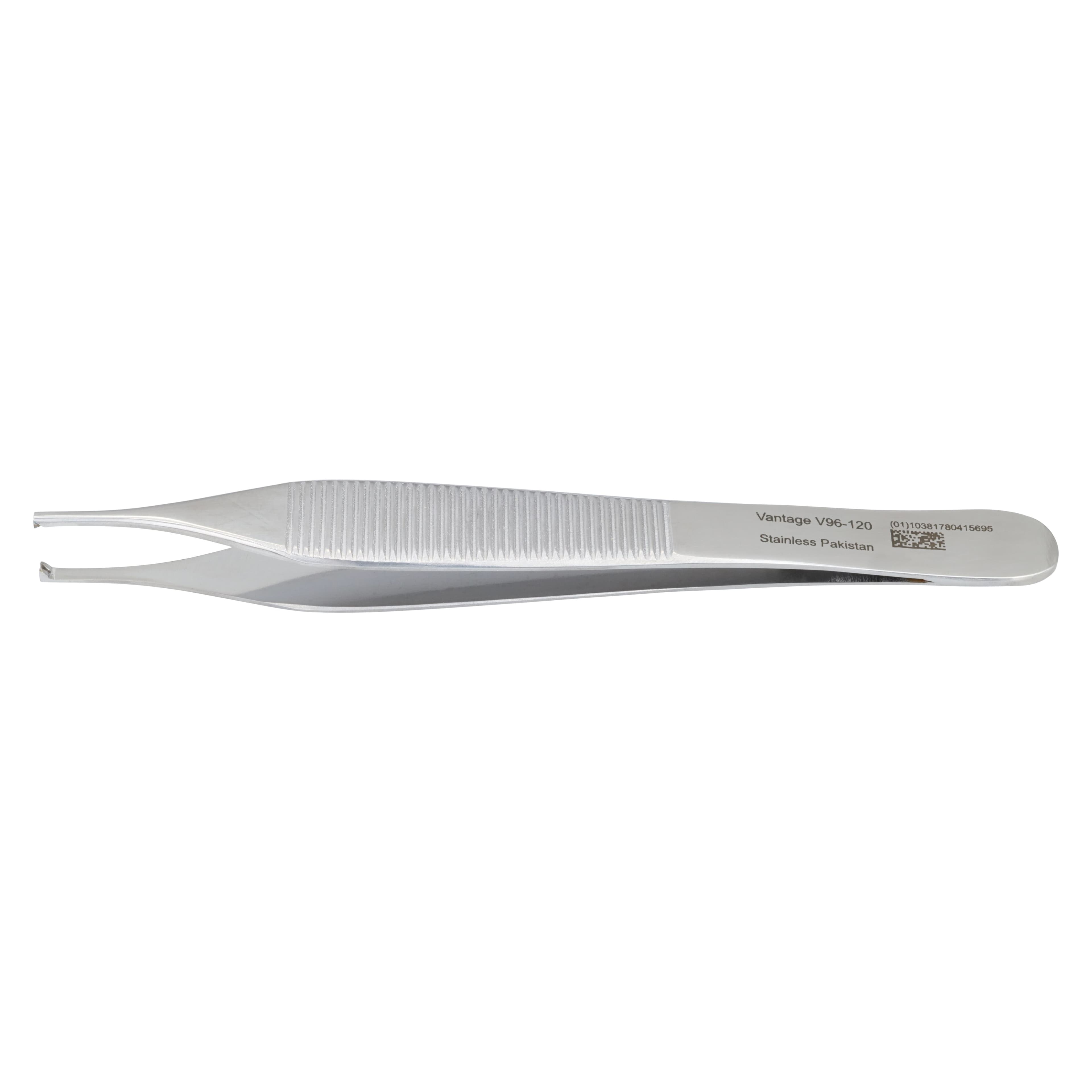 Vantage Adson Tissue Forceps, Straight, 4-3/4", Stainless Steel, Autoclavable, Each thumbnail 2
