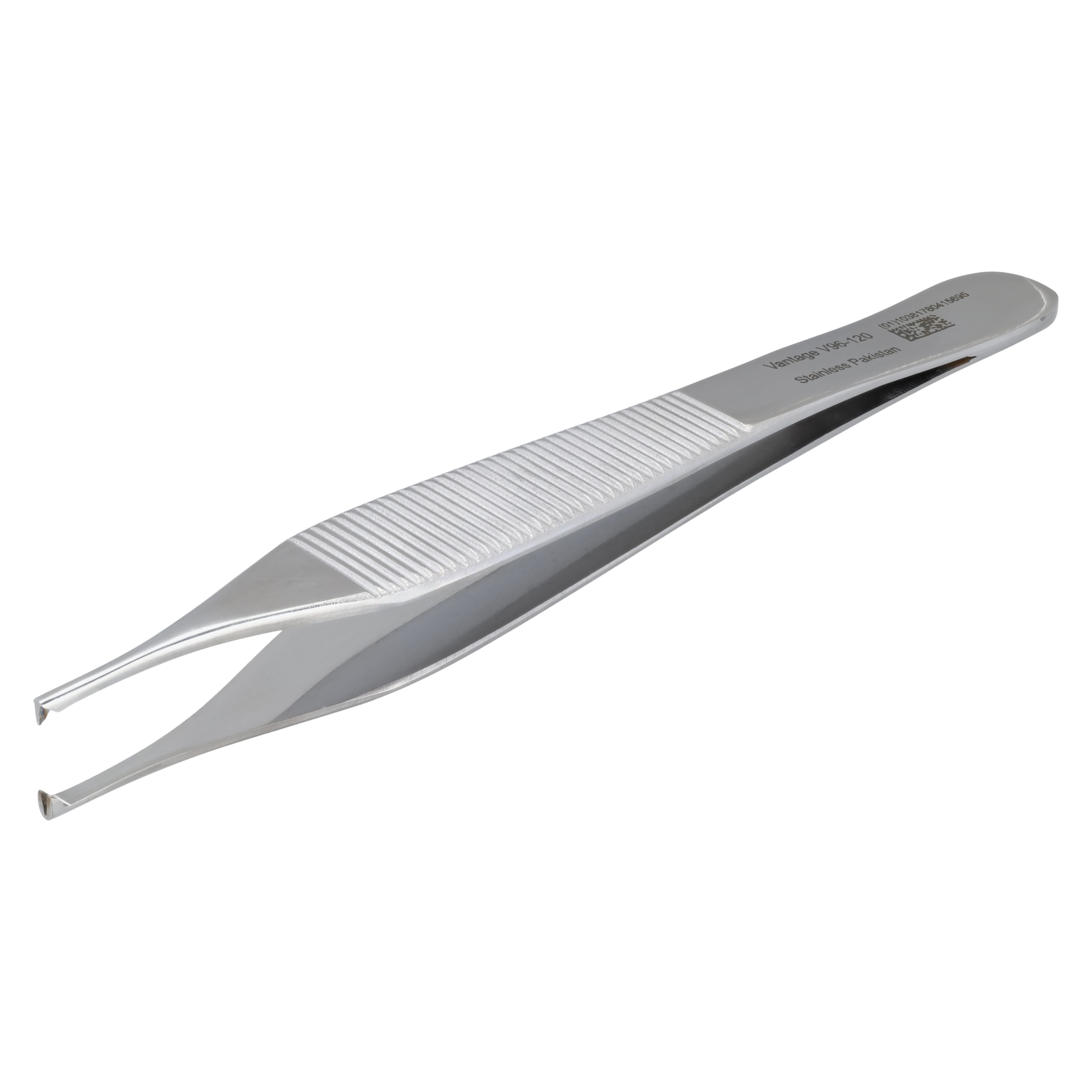 Vantage Adson Tissue Forceps, Straight, 4-3/4", Stainless Steel, Autoclavable, Each thumbnail 4