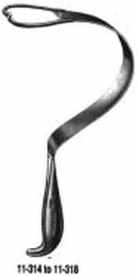Harrington Retractor, Blunt, 12" Stainless Steel, Each - Harrington Retractor Blunt - Image 1