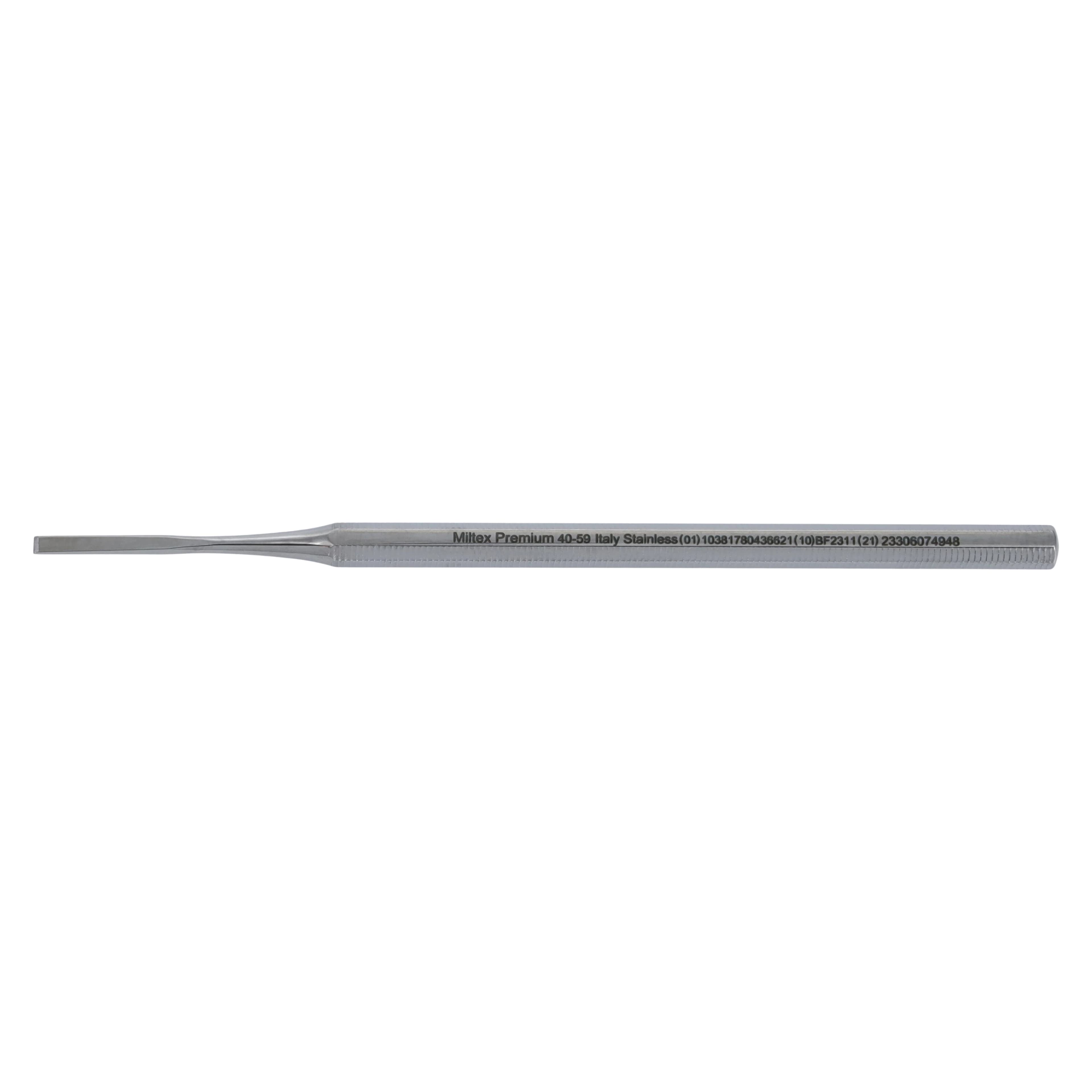 Miltex Nail Splitter, Straight, 2mm Wide, 5-1/4" Length, Stainless Steel, Reusable - Nail Splitter Straight - Image 1