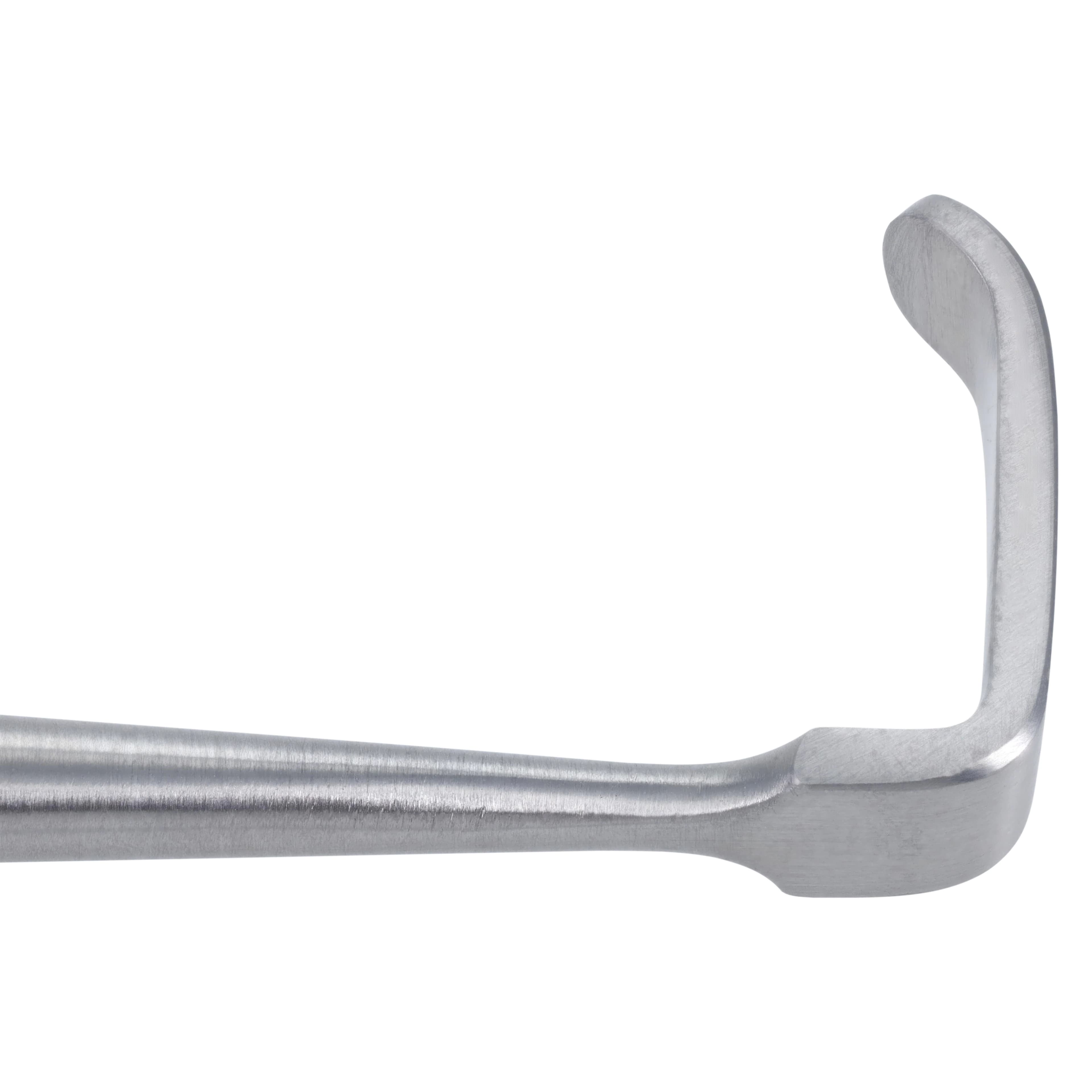 Miltex Senn Lip and Cheek Retractor, 6-3/8" (16.2 cm), Double End, Stainless Steel, 3 Sharp Prongs and Solid Blade thumbnail 4