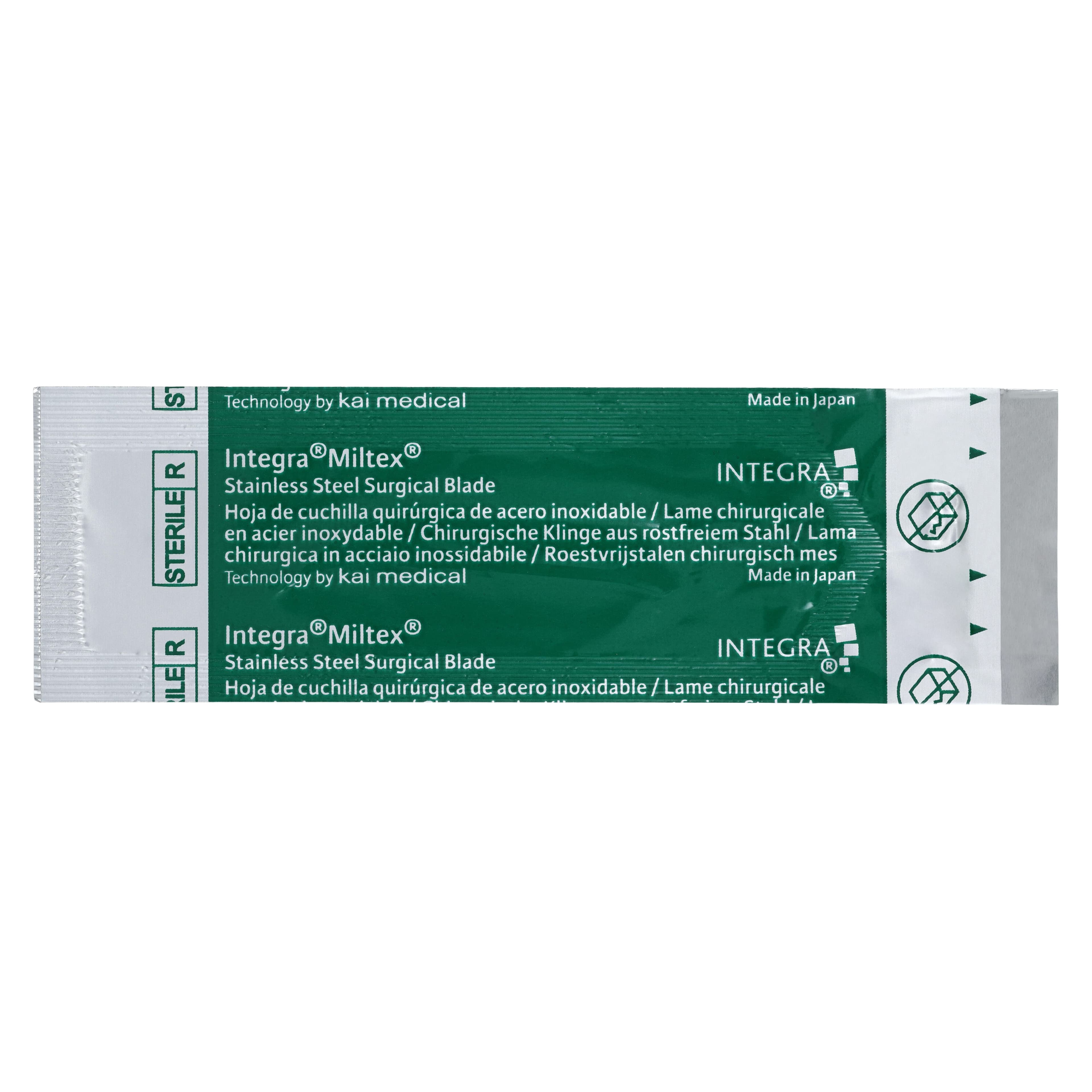 Miltex #12B Stainless Steel Sterile Surgical Scalpel Blade, Double-Edge, 100/Box, 4-312B thumbnail 4