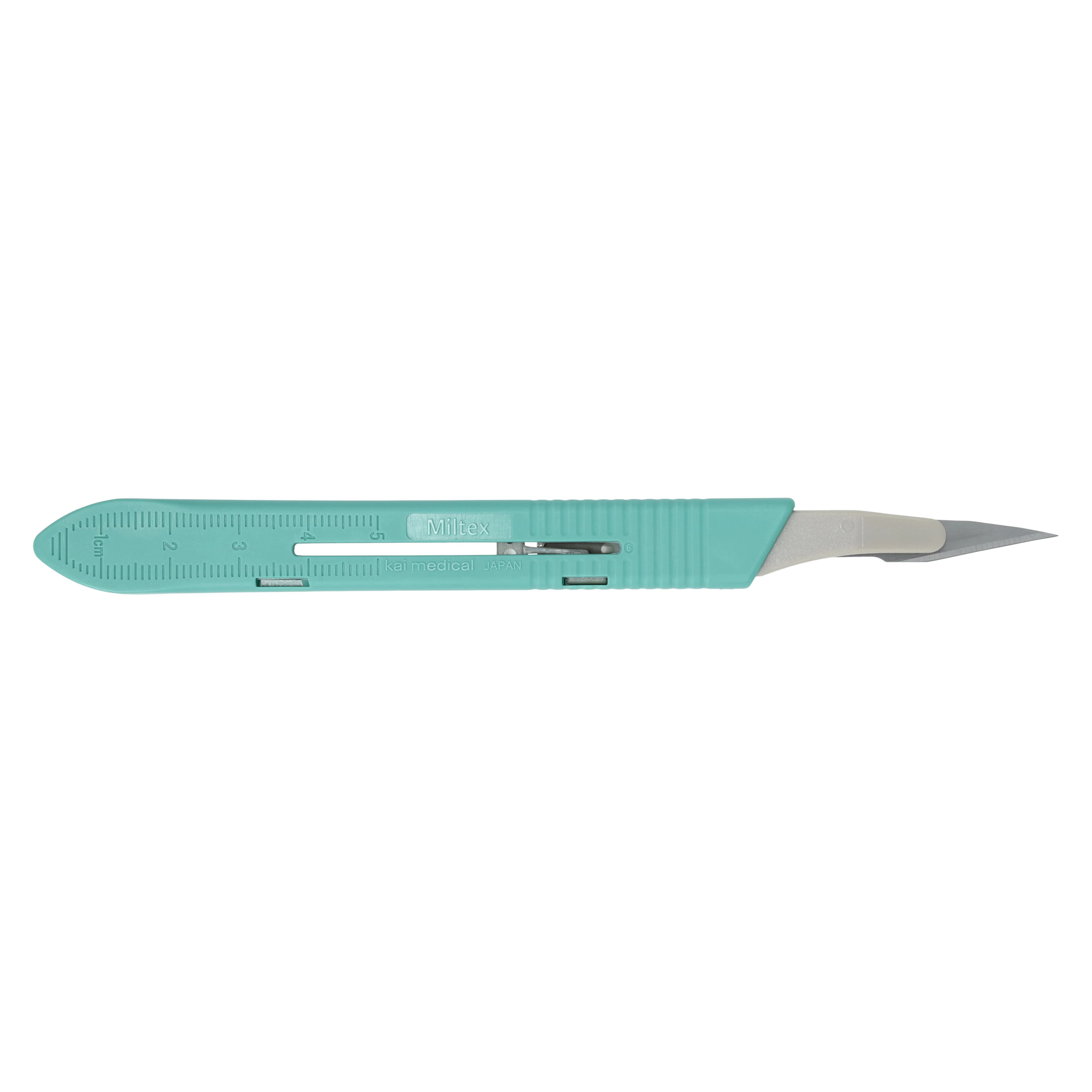 Miltex-Integra #11 Disposable Safety Scalpel, Sterile, Retractable Stainless Steel Blade, Box of 10, 4-511 thumbnail 4