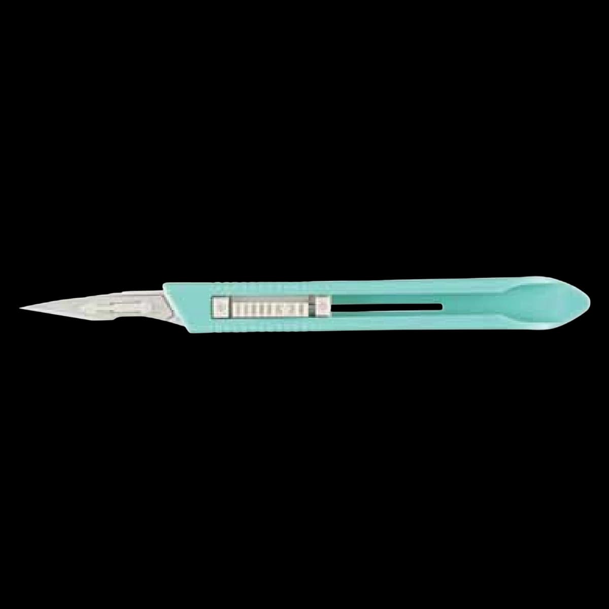 Miltex-Integra #11 Disposable Safety Scalpel, Sterile, Retractable Stainless Steel Blade, Box of 10, 4-511 - #11 Disposable Safety Scalpel Box of 10 - Image 1