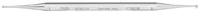 Miltex Dermal Excavator Curette, Double-Ended, 5-1/2" Stainless Steel, 2.5mm, Each - Excavator Curette DE - Image 1