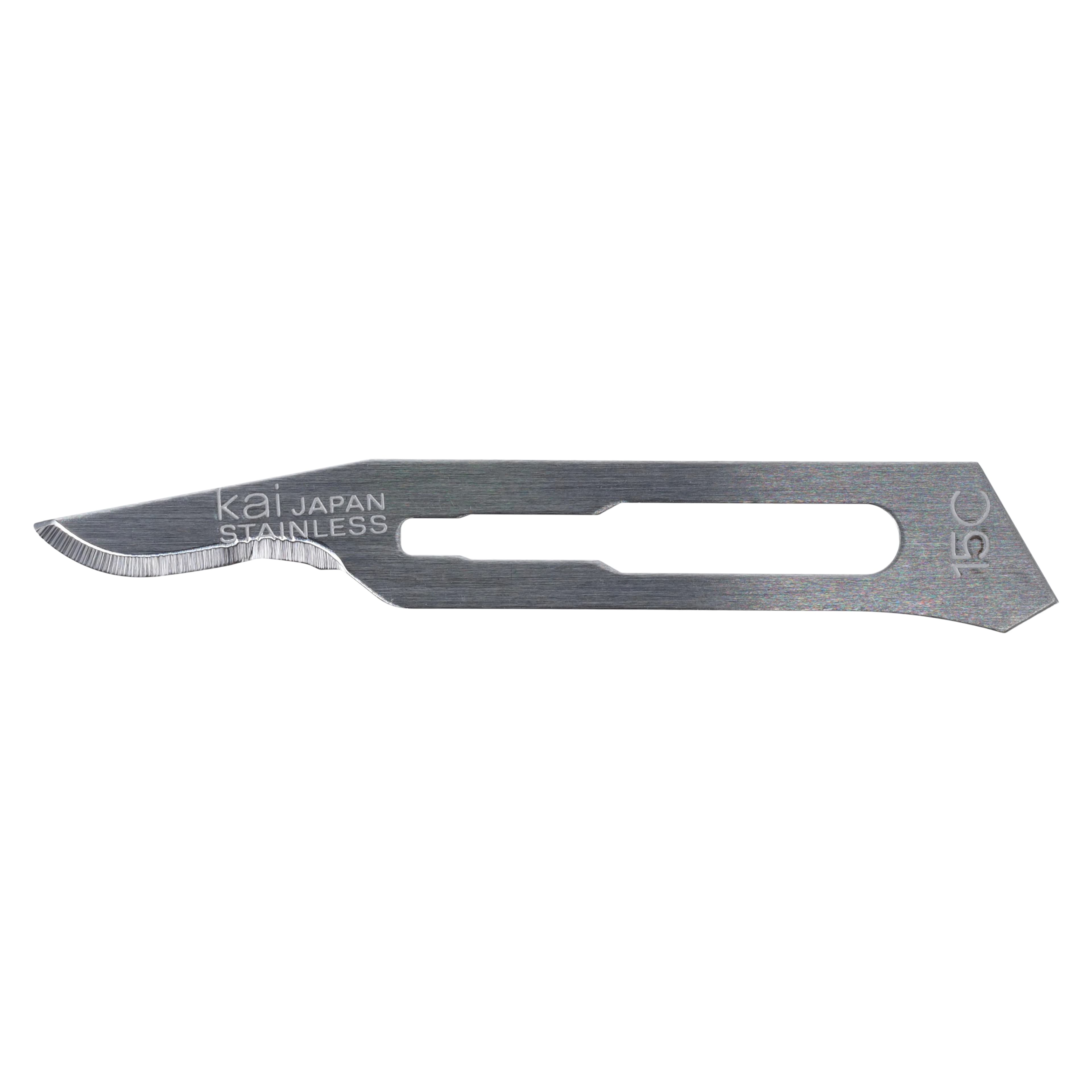 Miltex #15C Stainless Steel Sterile Surgical Blade, Angled, 100/Box, 4-315C thumbnail 3