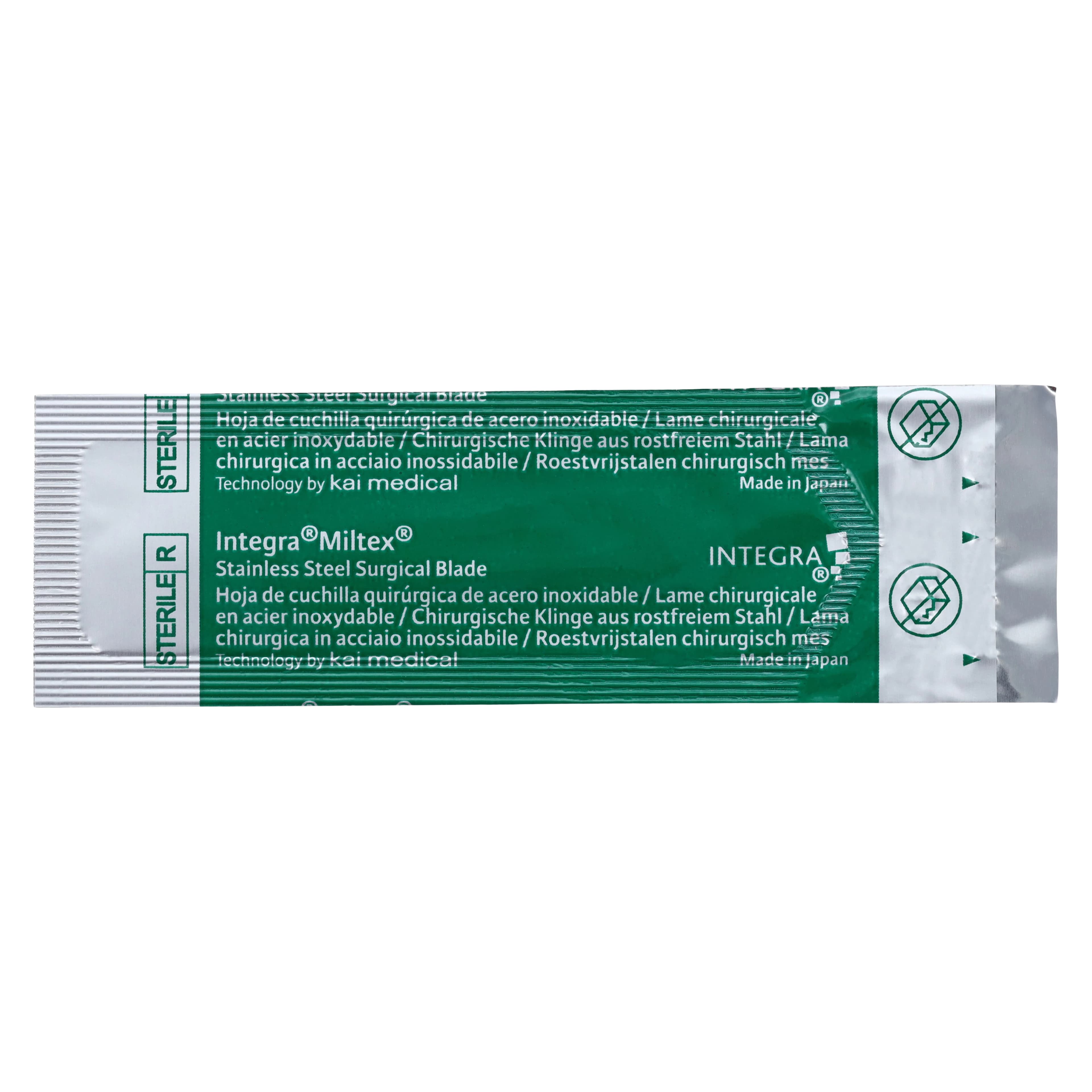 Miltex #15C Stainless Steel Sterile Surgical Blade, Angled, 100/Box, 4-315C thumbnail 5