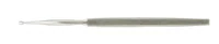 Piffard Dermal Curette, Size 00, Oval, 5-1/2" Stainless Steel, Each - Piffard Dermal Curette - Image 1