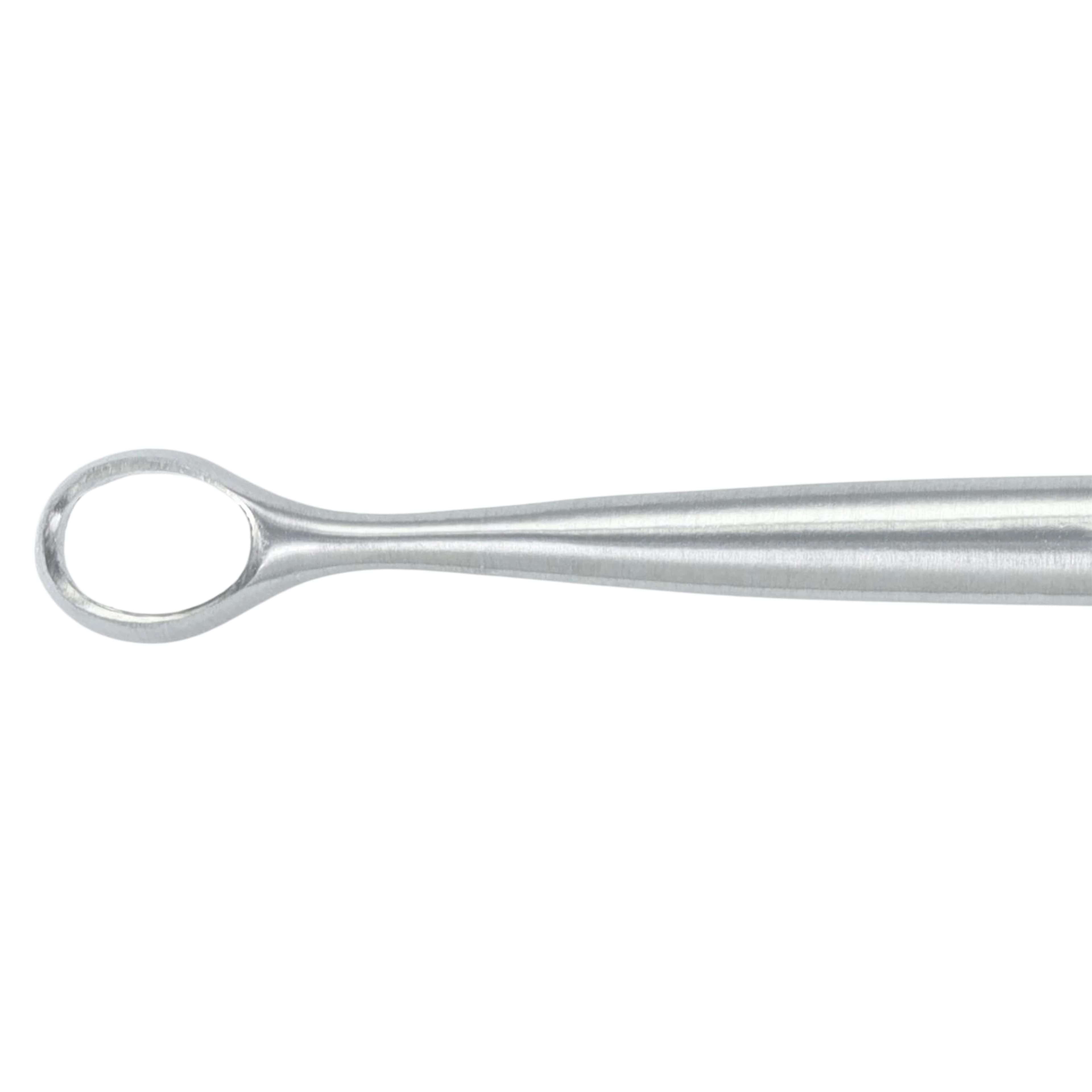 Miltex Piffard Dermal Curette, Size 2, Oval, 5-1/2", Stainless Steel thumbnail 3