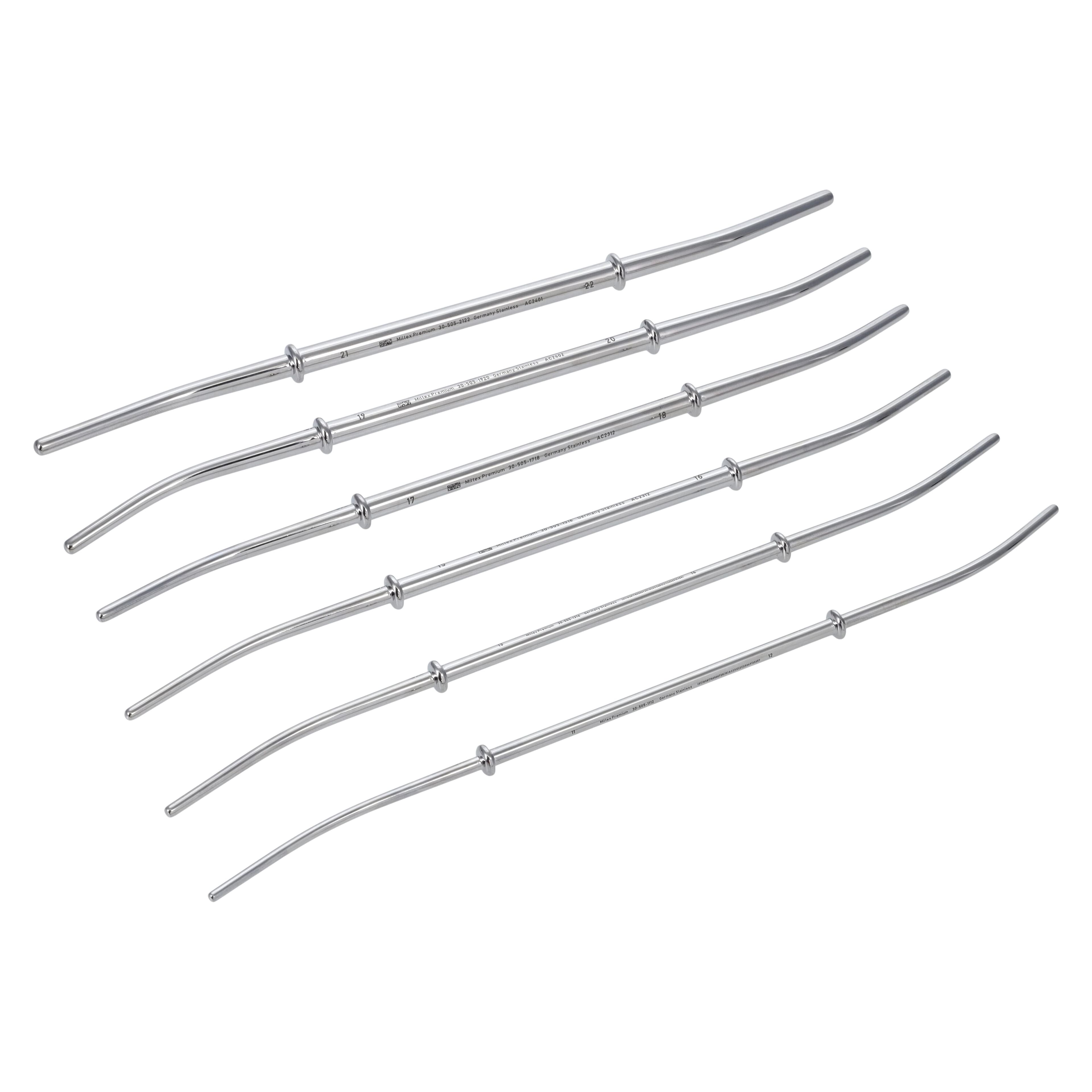 Hank Uterine Dilator, 10-1/2" Stainless Steel, Reusable, Set of 6 thumbnail 4