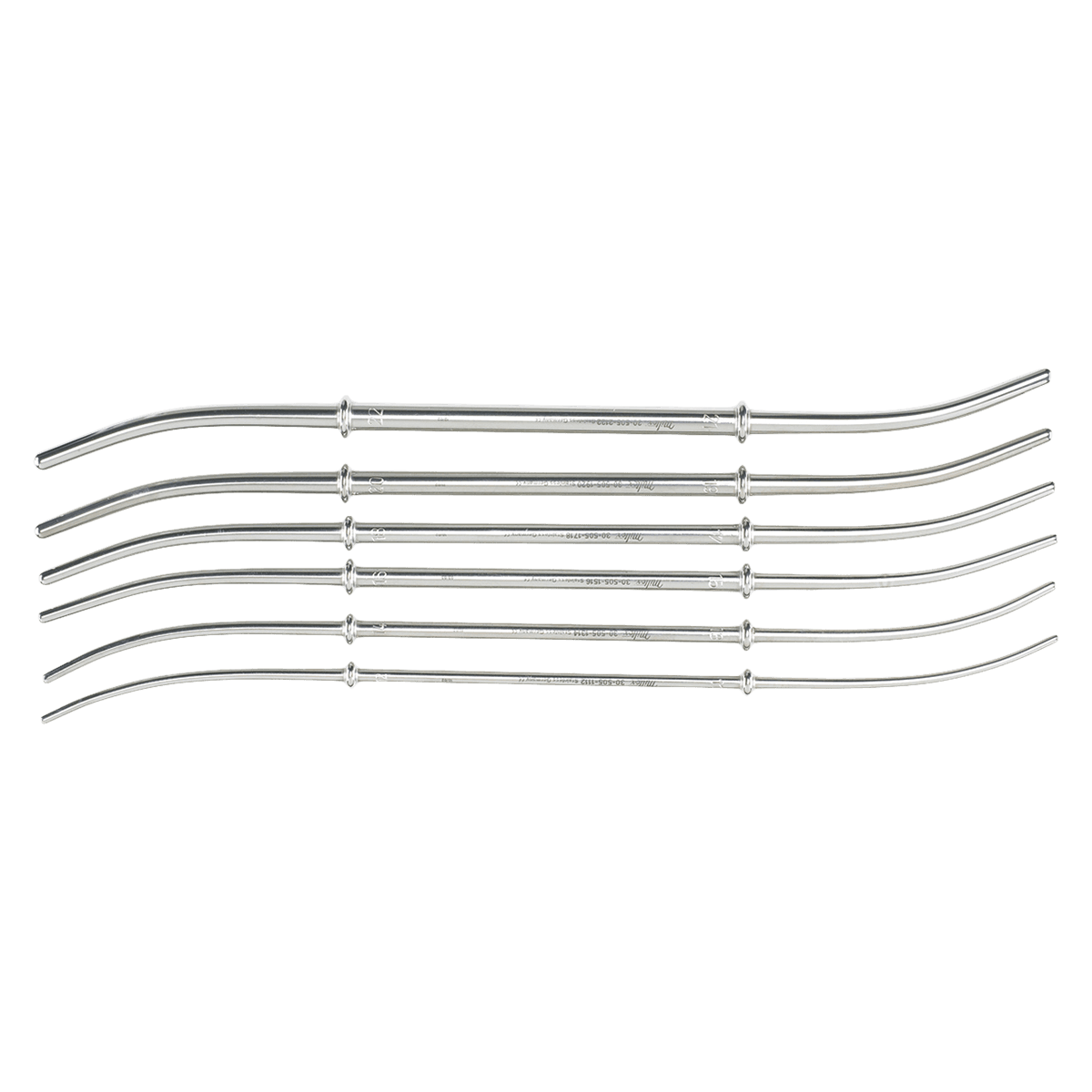 Hank Uterine Dilator, 10-1/2" Stainless Steel, Reusable, Set of 6 thumbnail 2