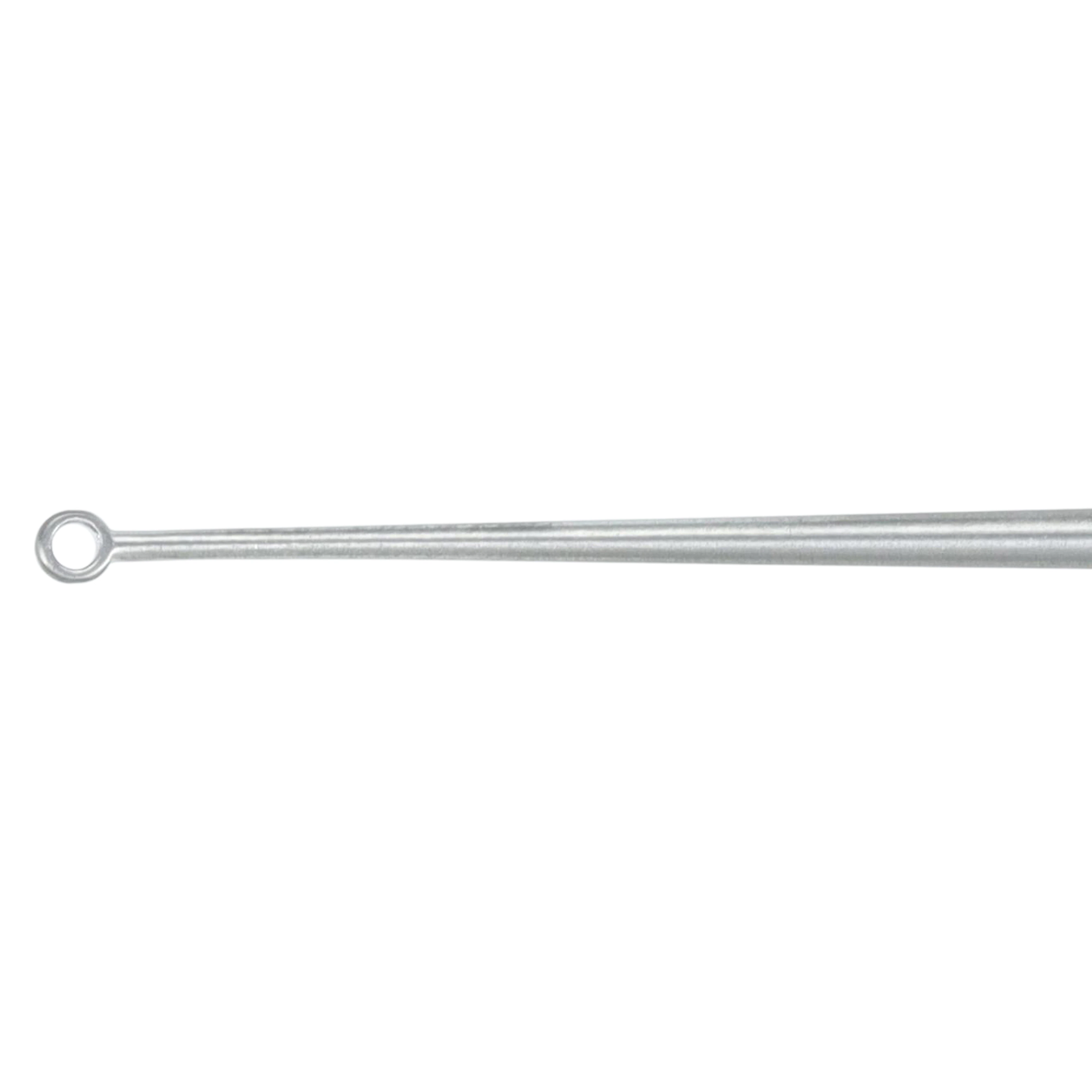 Miltex-Integra Buck Ear Curette, Blunt Angled, Size 0, 6-1/2" Stainless Steel, Each thumbnail 3