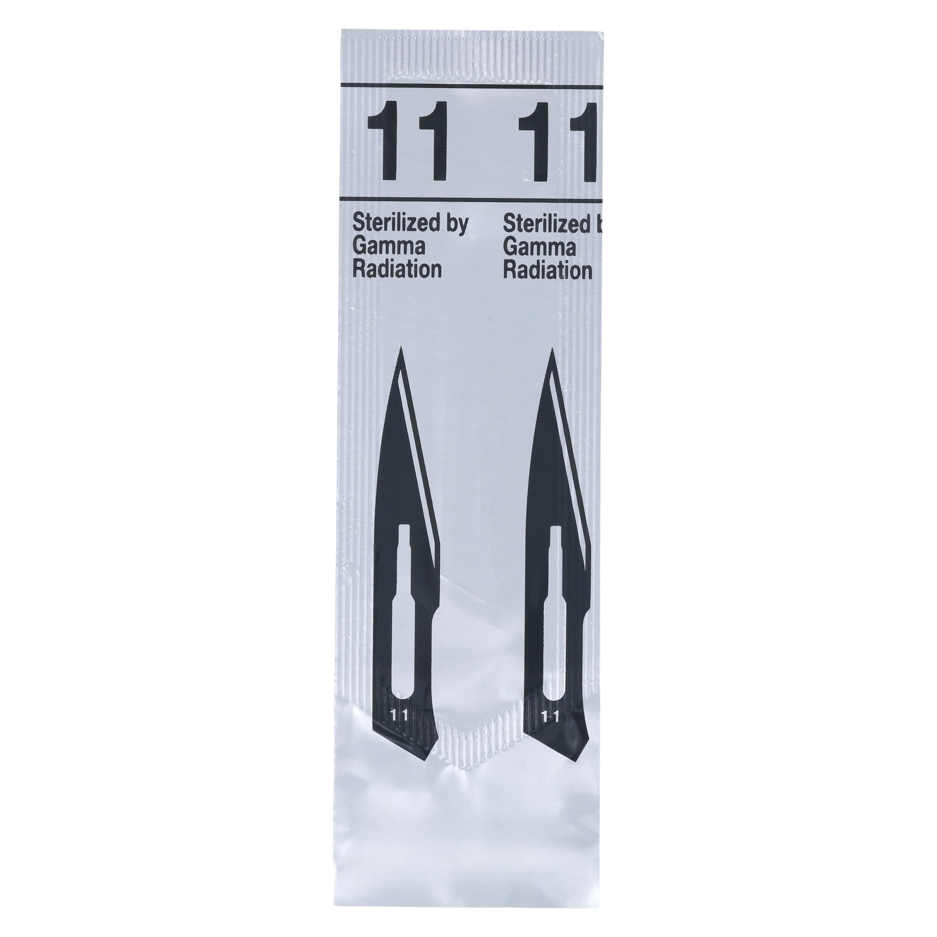 Miltex #11 Stainless Steel Sterile Surgical Blades, Individually Wrapped, 100/Box, 4-311 thumbnail 3