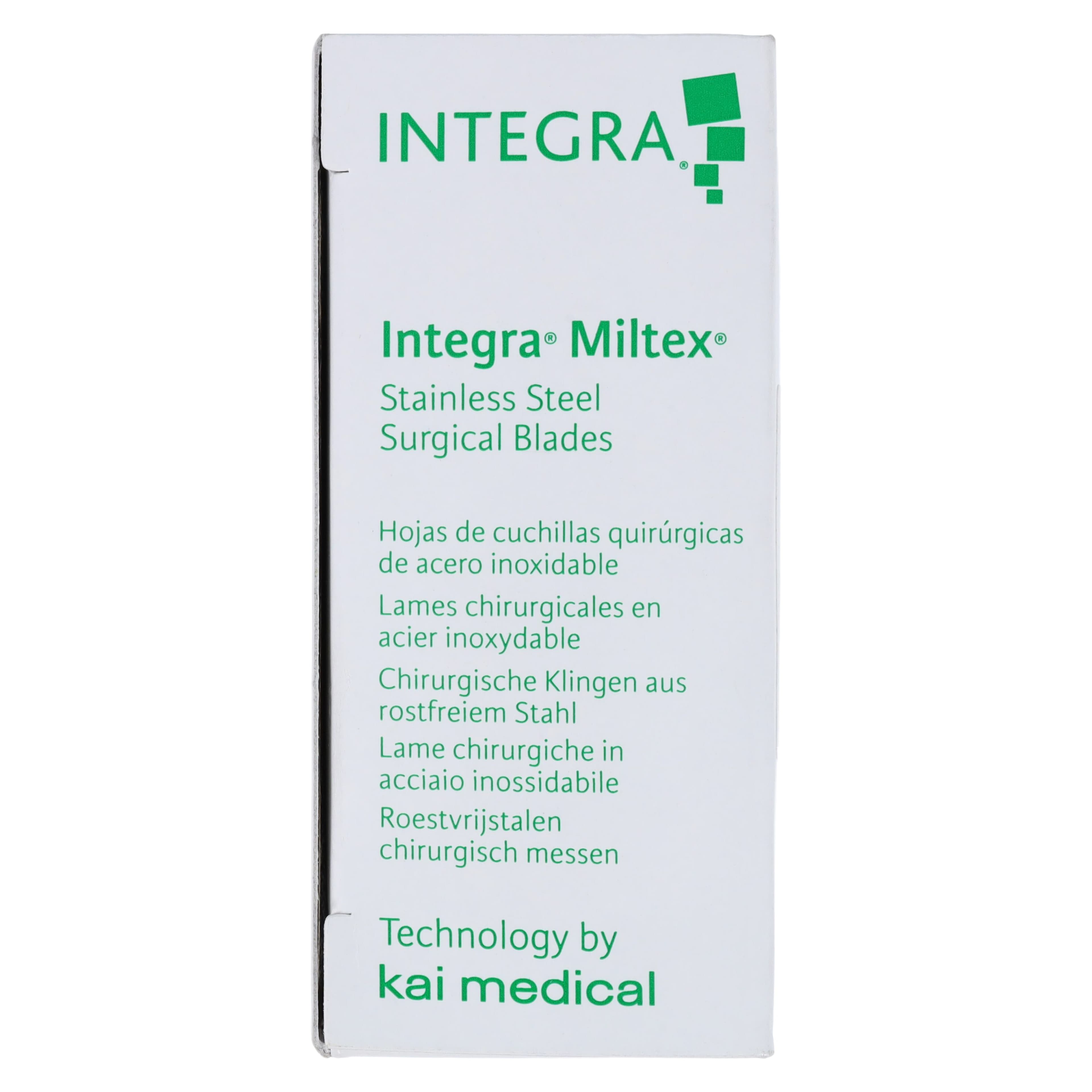 Miltex #12 Stainless Steel Sterile Disposable Surgical Blades, 100/Box, 4-312 thumbnail 5