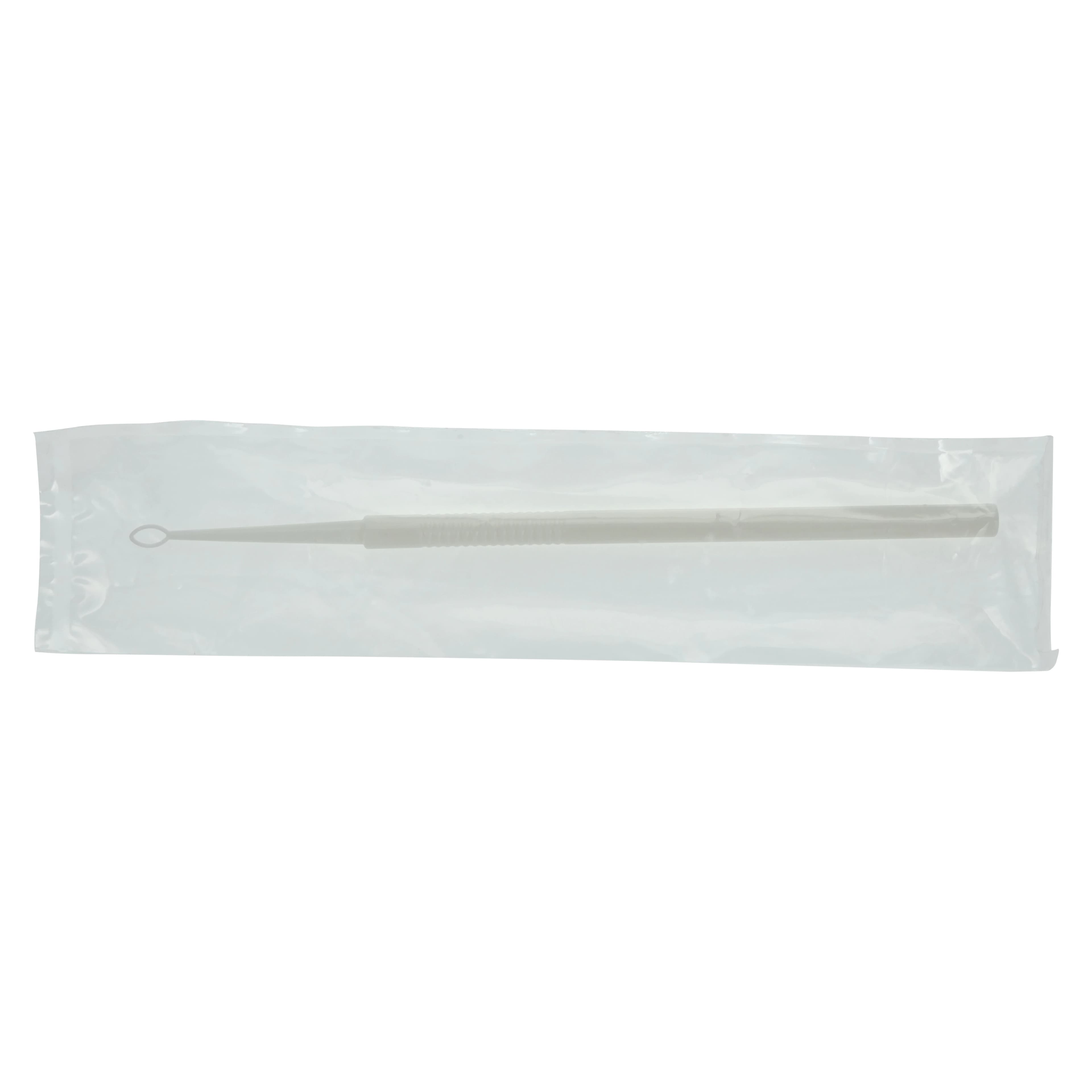 Miltex-Integra Disposable Ear Curette, Loop Tip, White Plastic, Non-Sterile, 50/Box - Ear Curette Disposable - Image 1