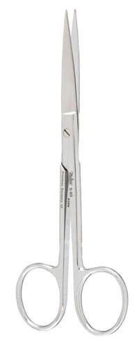 Miltex-Integra Operating Scissors, Straight, 5" (12.7 cm), Stainless Steel, Light Weight, Each - OR Scissors Lt Wt Sha/Sha - Image 1