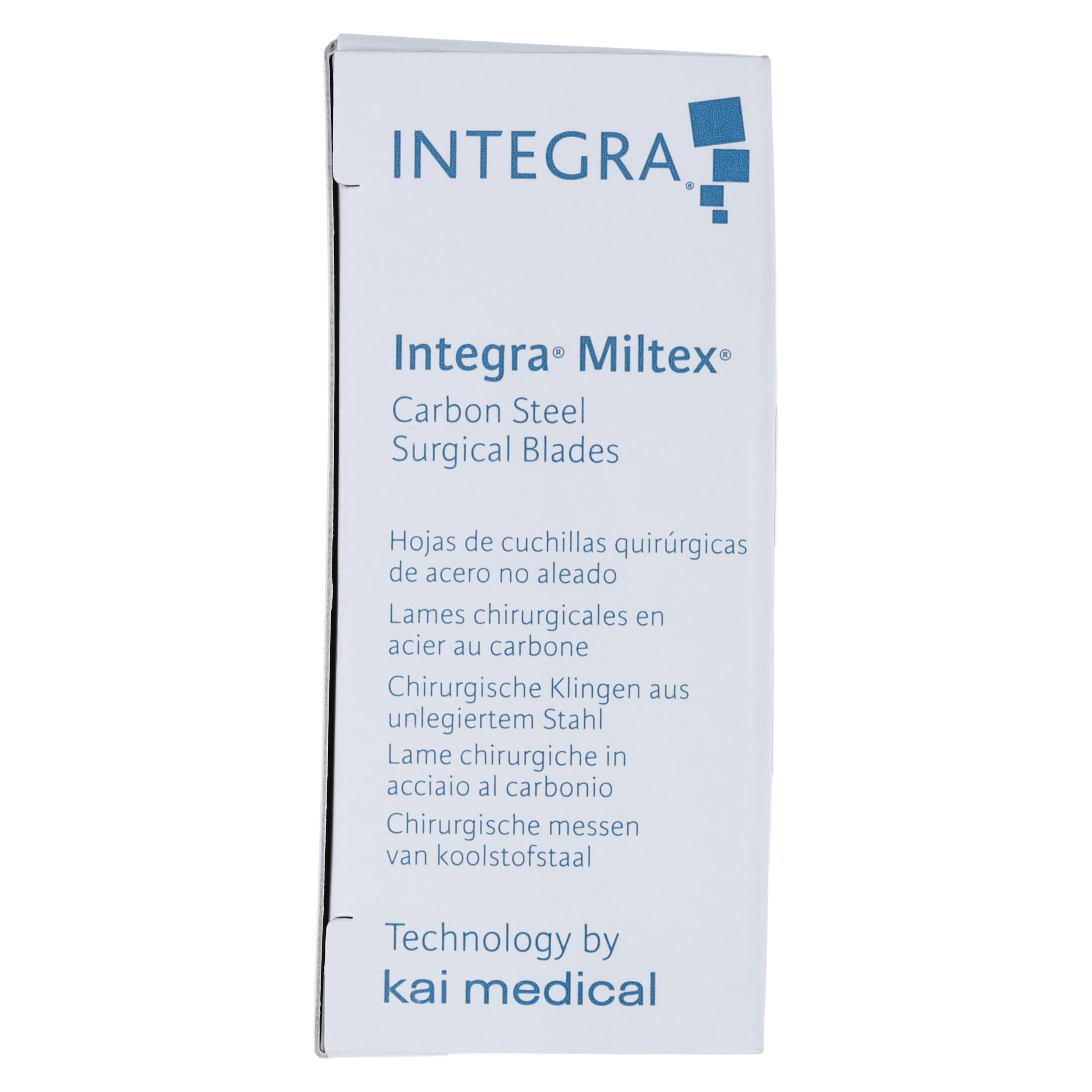 Integra Miltex Carbon Steel Sterile Surgical Blade #25, 100/Box, 4-125 thumbnail 6